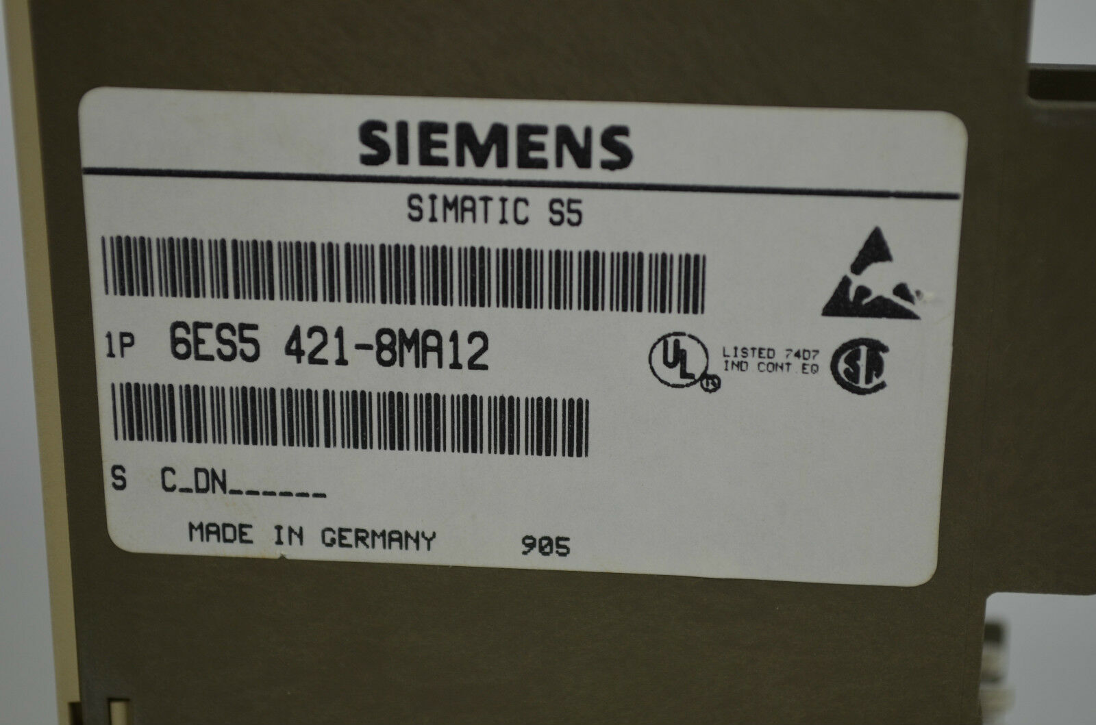Siemens simatic S5 Digitaleingabe 6ES5 421-8MA12 ( 6ES5421-8MA12 ) E1