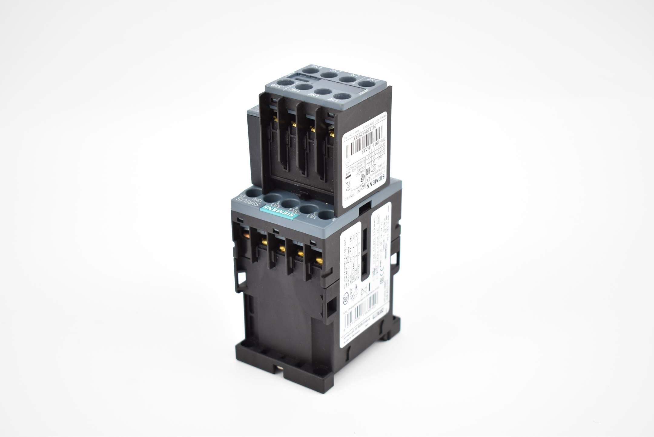 Siemens Leistungsschütz 3RT2016-1BB41 + 3RH2911-1HA13 +3RT2916-1EH00