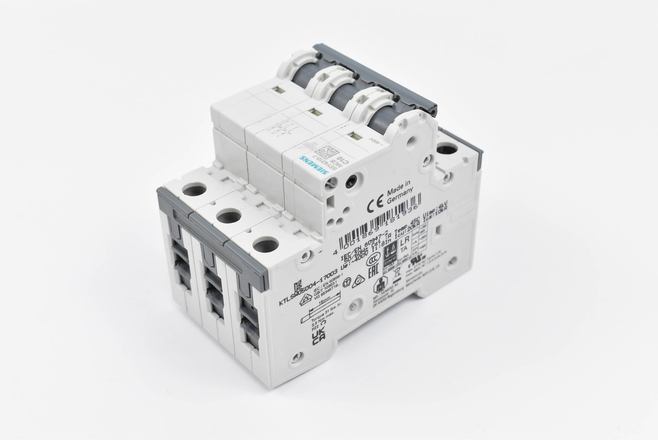 Siemens Leistungsschutzschalter 5SY4310-7 ( 5SY4 310-7 ) 3-polig / 400V