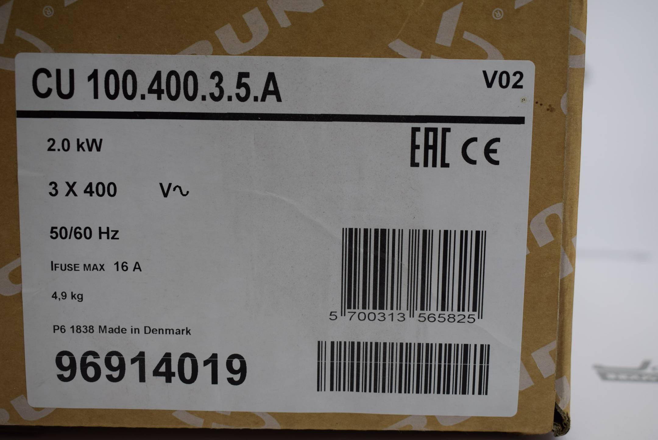 Grundfos Pumpensteuerung CU 100.400.3.5.A ( 96914019 )