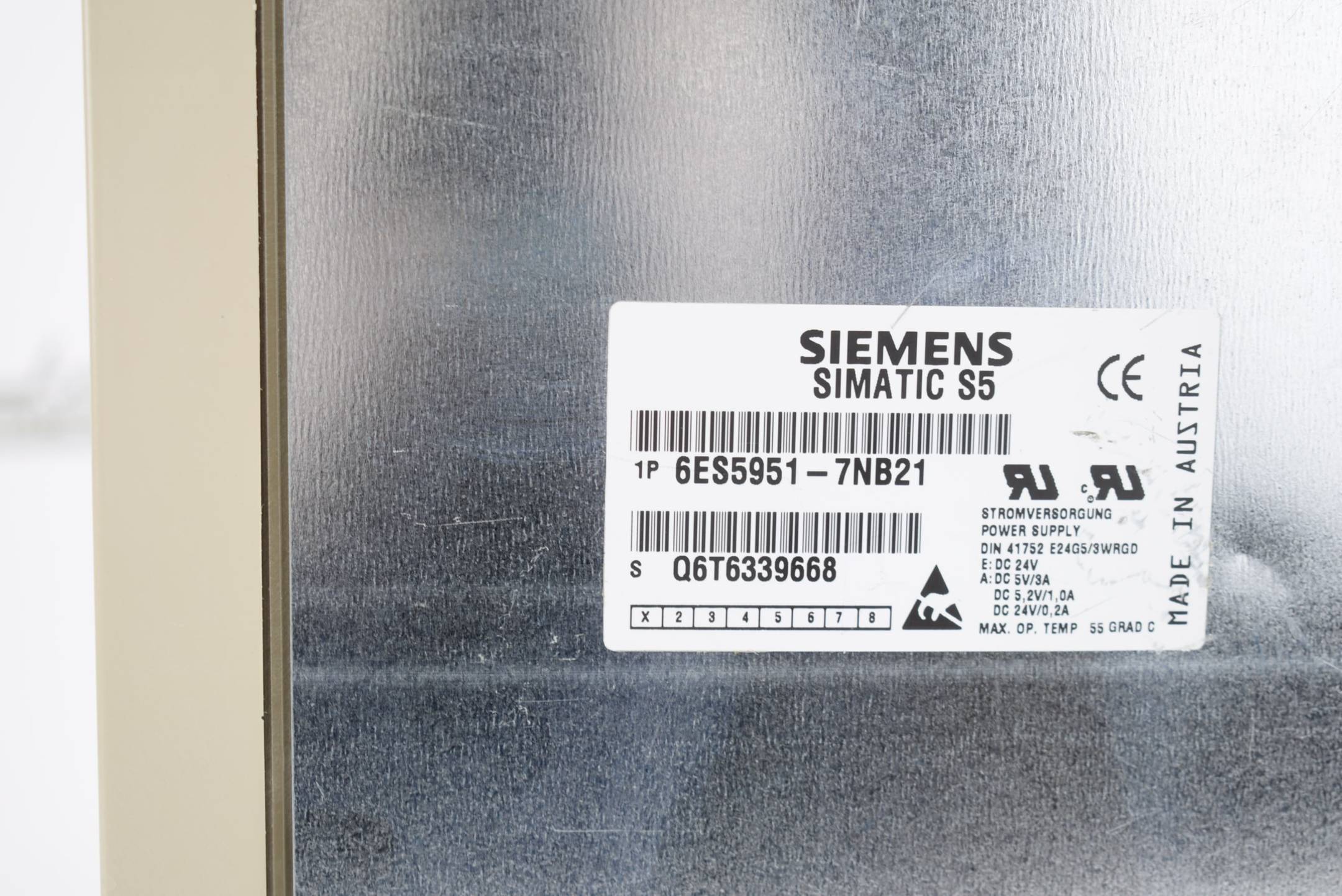 Siemens Simatic S5 951 Power Supply S5-115U/H 6ES5 951-7NB21 ( 6ES5951-7NB21 )