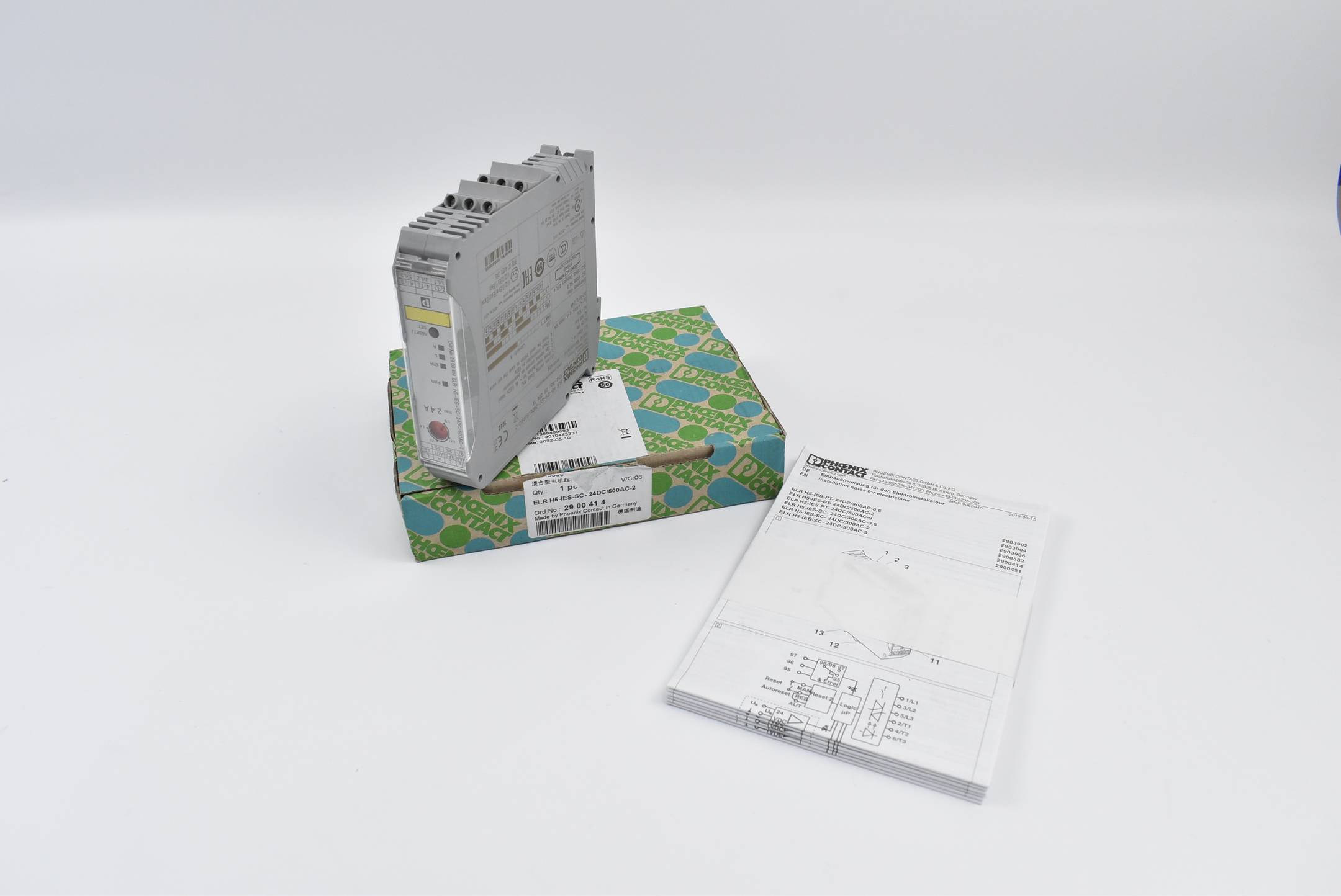 Phoenix Contact Hybridmotorstarter ELR H5-IES-SC- 24DC/500AC-2 ( 2900414 ) 