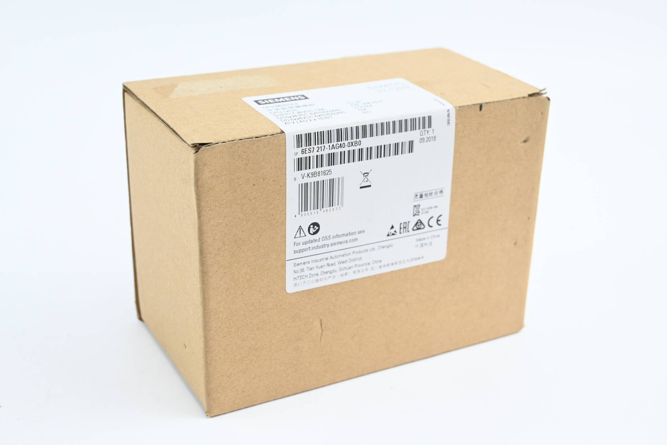 Siemens Simatic CPU 1217C 6ES7217-1AG40-0XB0 ( 6ES7 217-1AG40-0XB0 ) E07