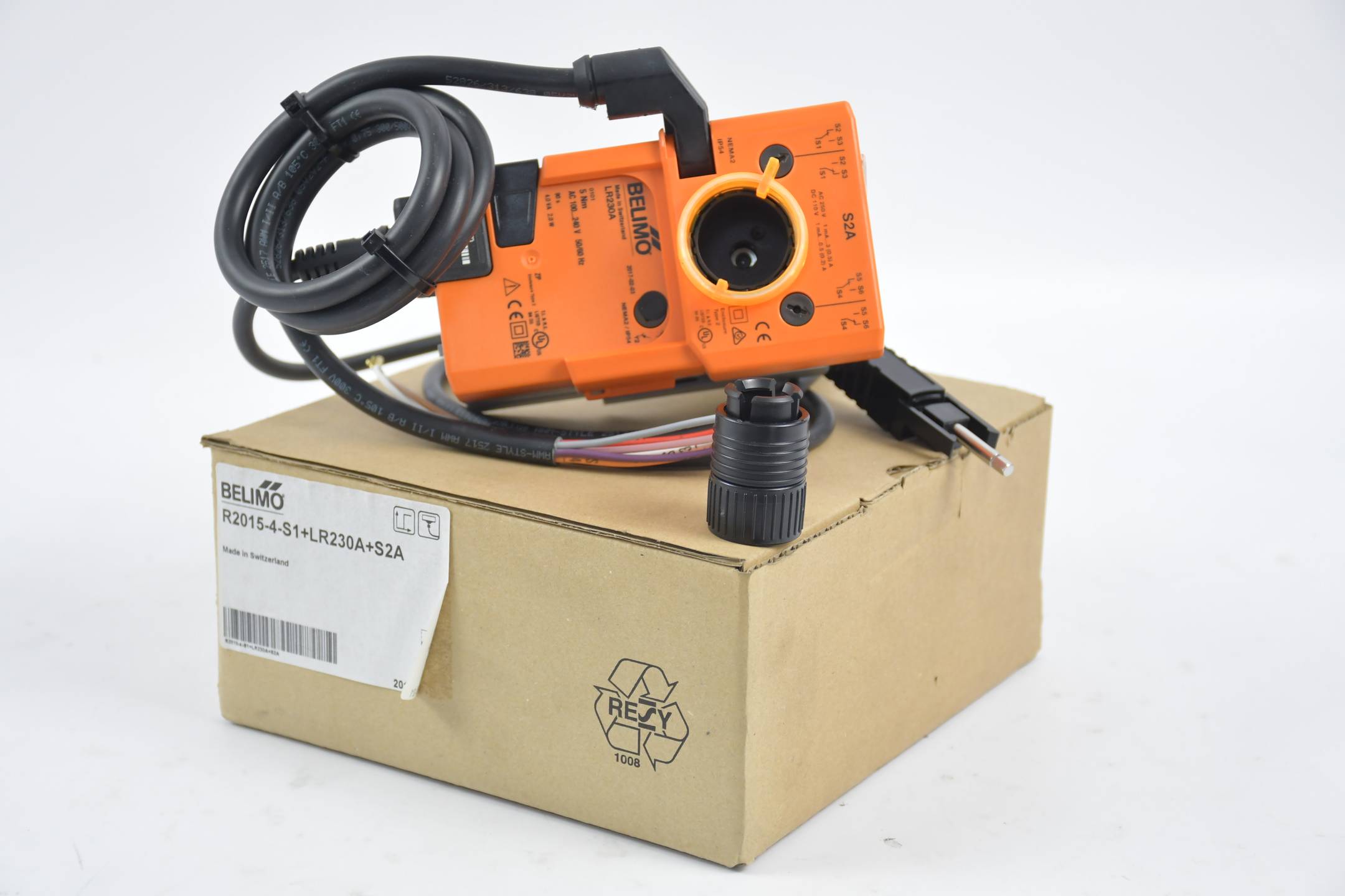 Belimo Antrieb für Kugelhahn Set R2015-4-S1+LR230A+S2A ( R2015-4-S1 LR230A S2A )