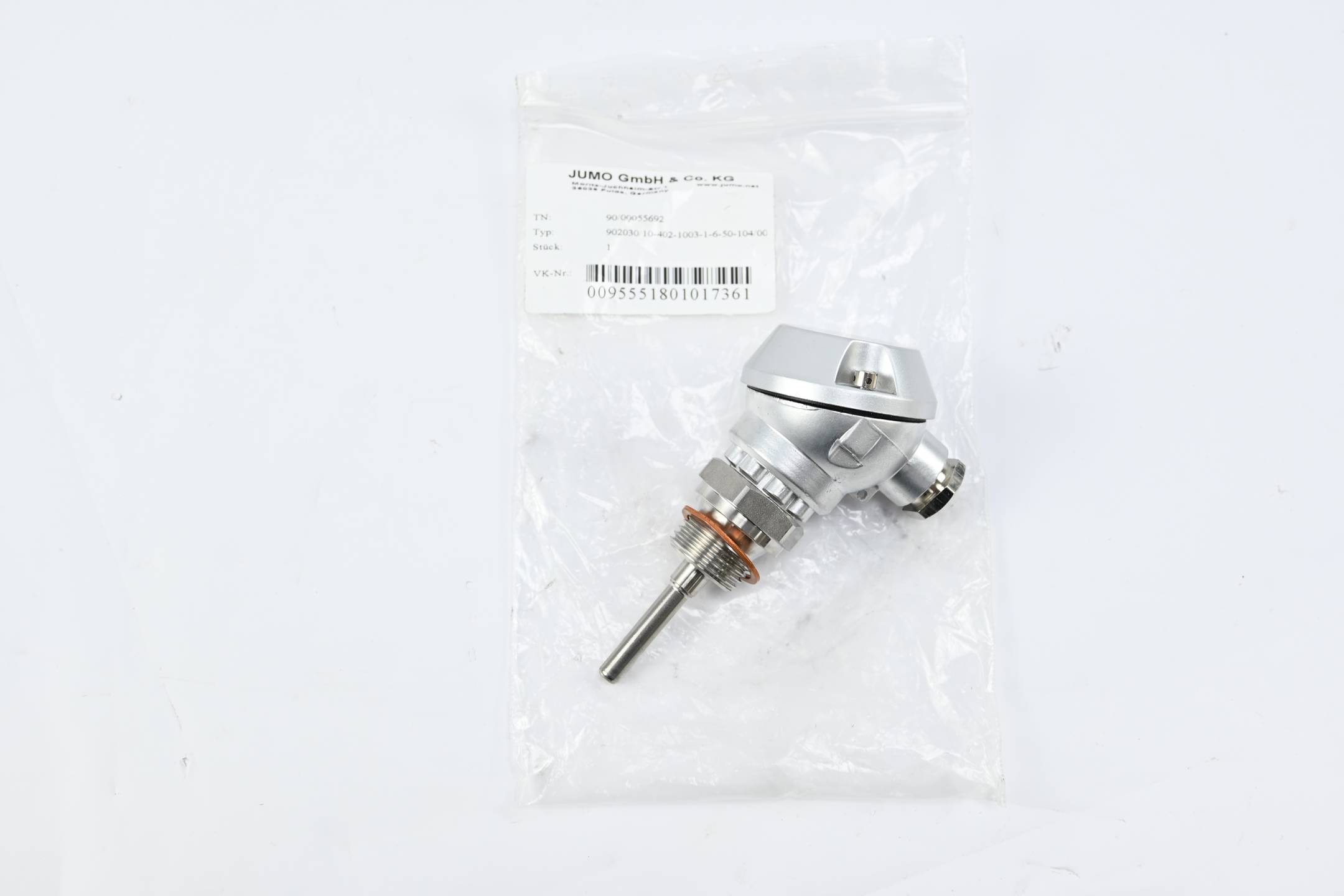Jumo Widerstandsthermometer 902030/10-402-1003-1-6-50-104/00 