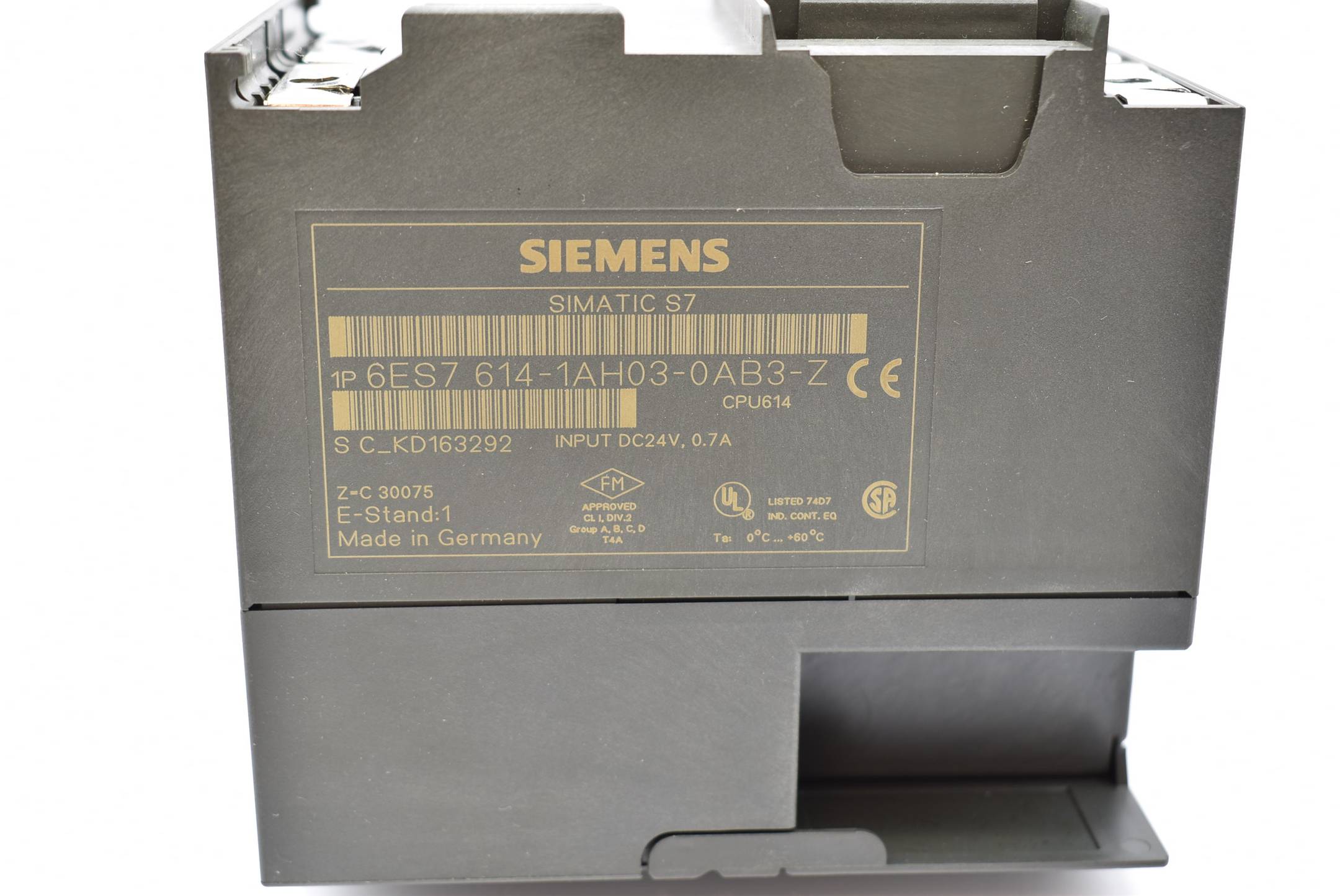 Siemens simatic S7-300 CPU614 6ES7614-1AH03-0AB3-Z ( 6ES7 614-1AH03-0AB3-Z ) E.1