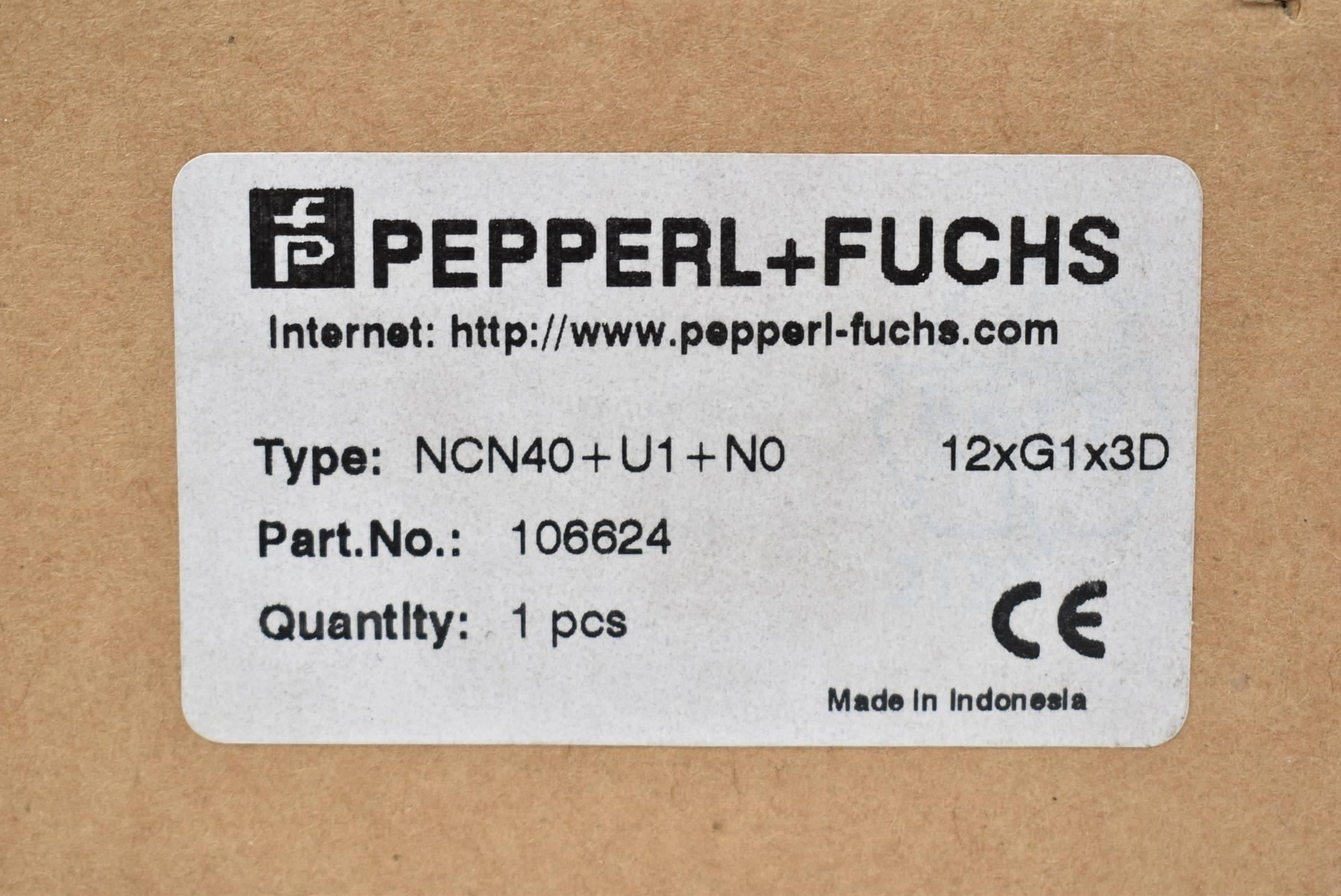 Pepperl+Fuchs VariKont induktiver Sensor 8VDC NCN40+U1+N0 ( 230307 )