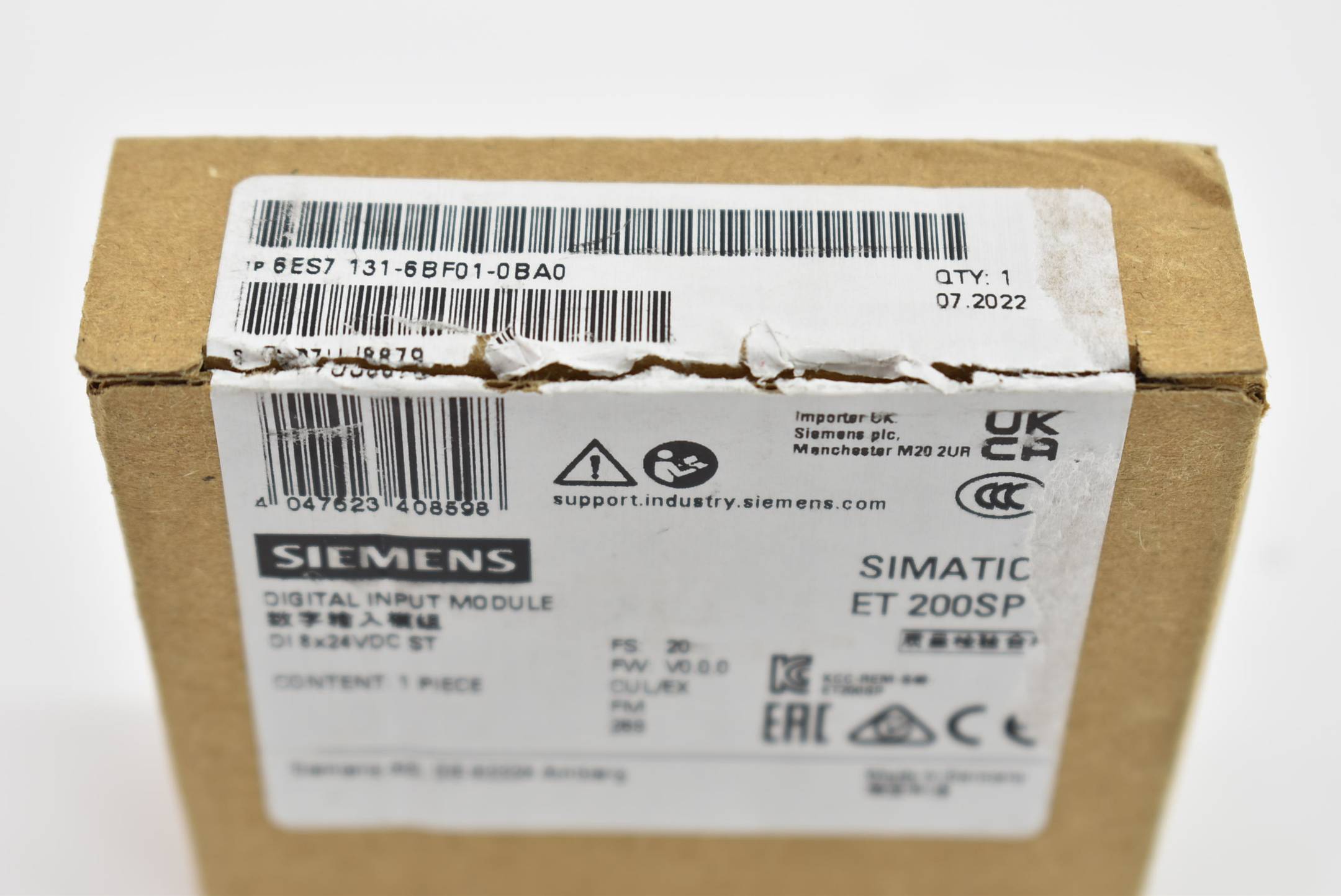 Siemens simatic ET 200SP DI 6ES7 131-6BF01-0BA0 ( 6ES7131-6BF01-0BA0 ) E20