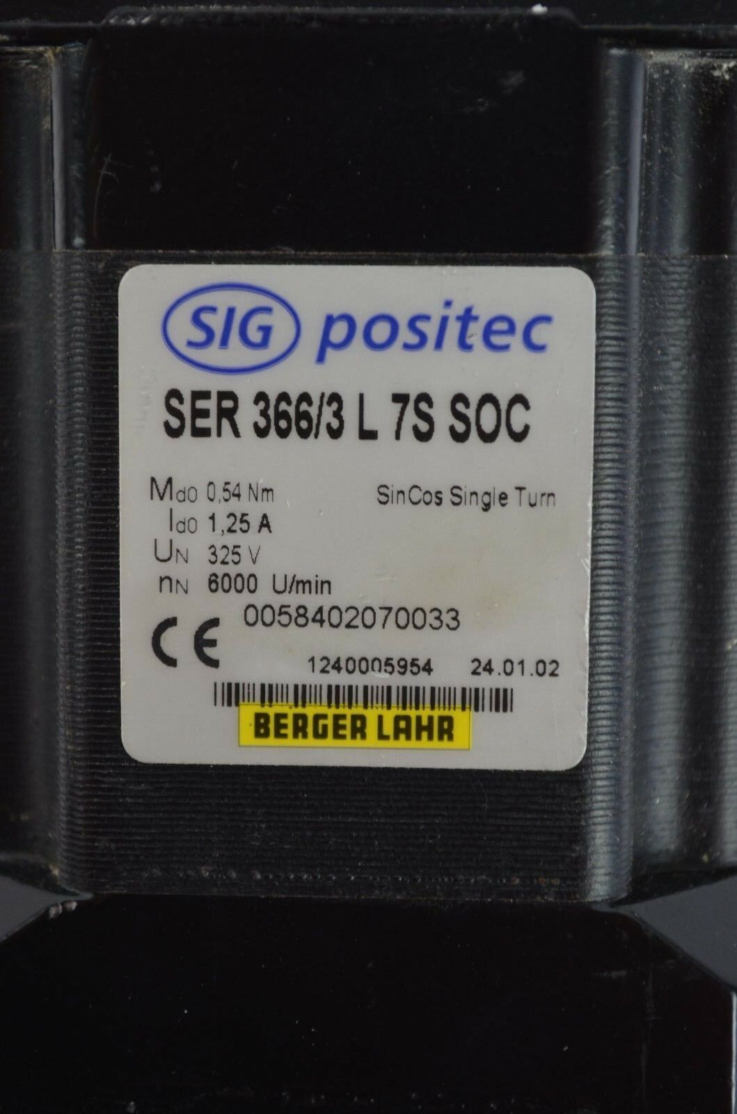 Berger Lahr SER 366/3 L 7S SOC