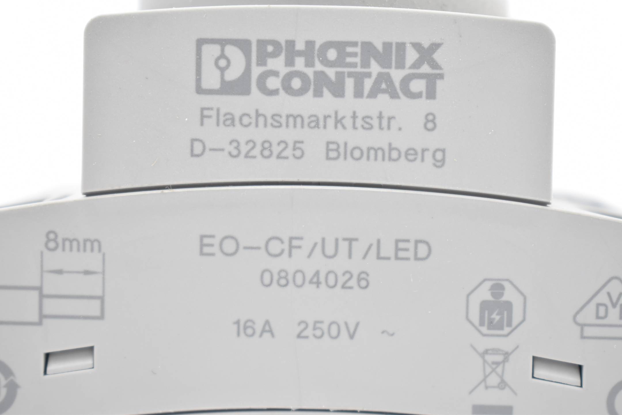 Phoenix Contact Steckdose mit Leuchtanzeige EO-CF/UT/LED ( 0804026 )