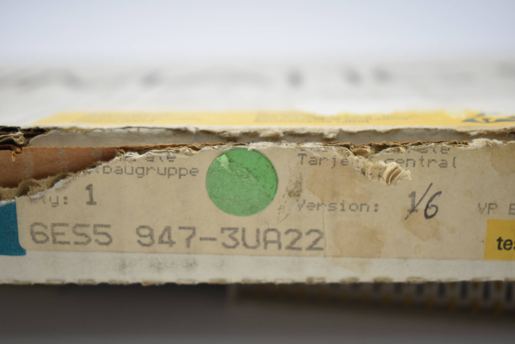 Siemens simatic S5 CPU947 Zentralbaugruppe 6ES5 947-3UA22 ( 6ES5947-3UA22 )