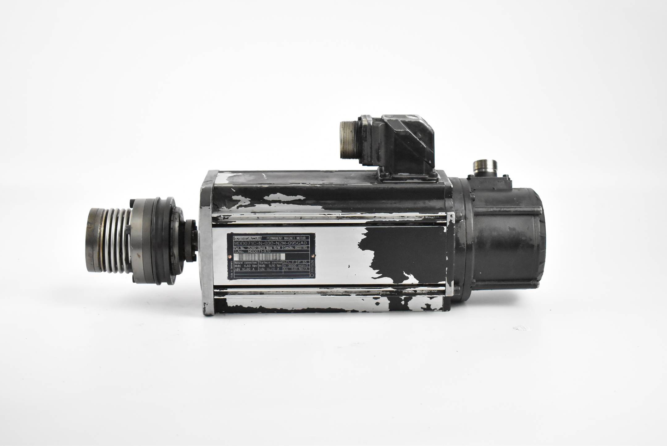 Indramat Servomotor 6,6Nm 10,8A 3000rpm 0,61Nm/A  MDD071C-N-030-N2M-095GA0