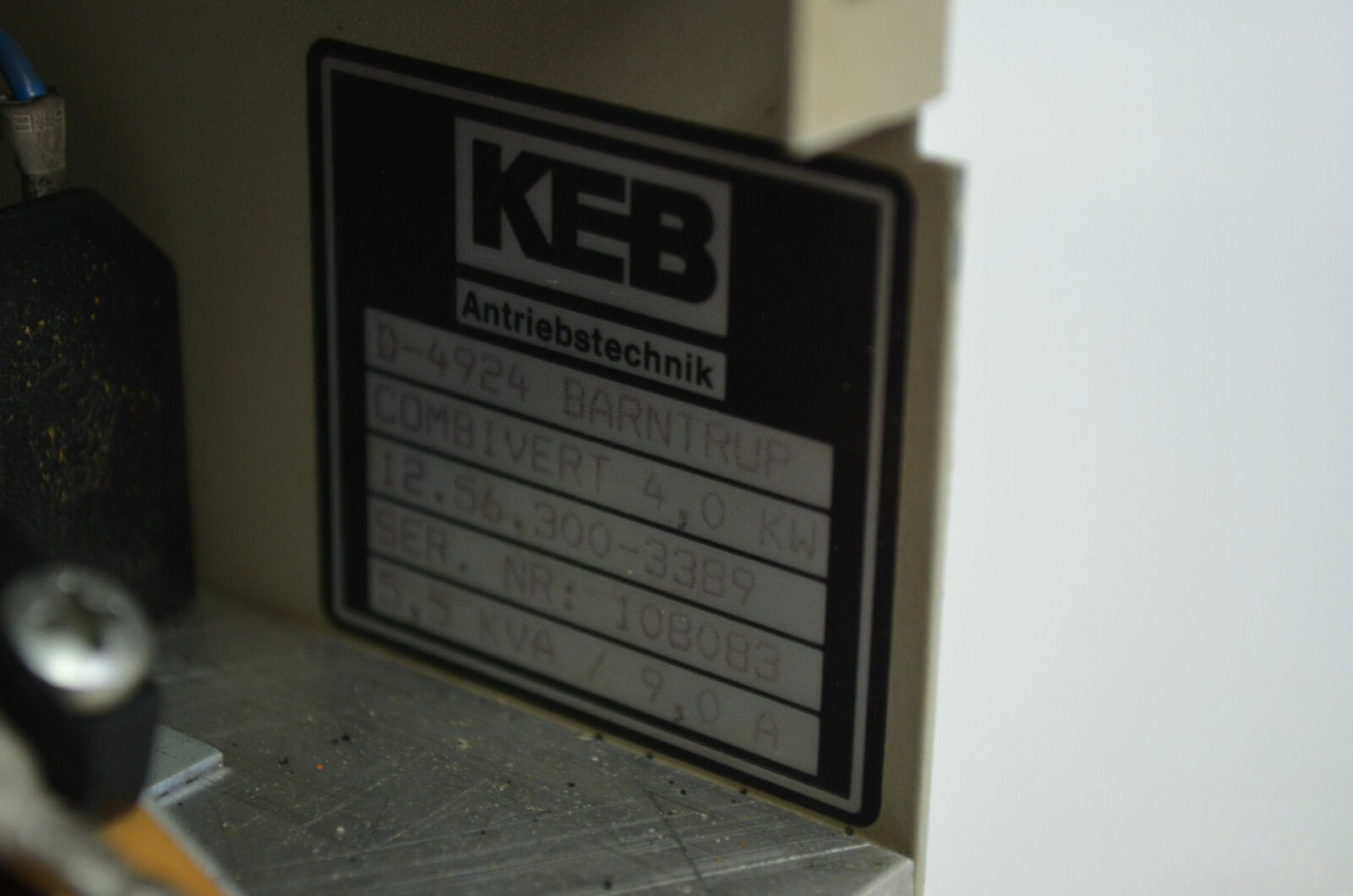 KEB Combivert 4kW 12.56.300 KEB Combivert 4kW 12.56.300