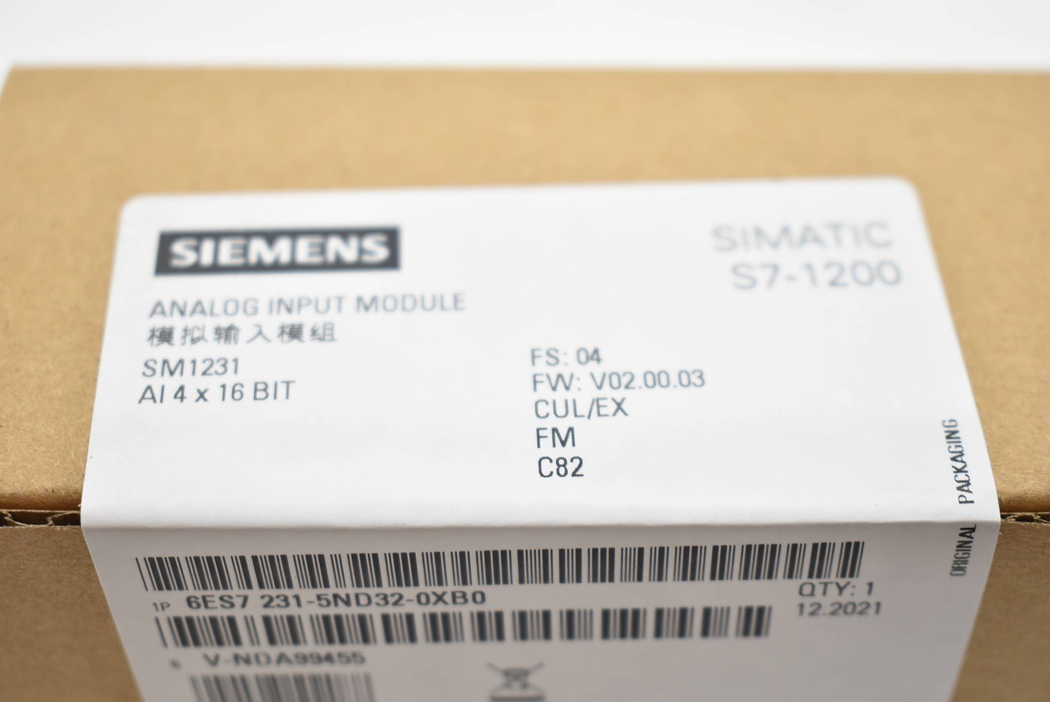 Siemens simatic S7-1200 6ES7 231-5ND32-0XB0 ( 6ES7231-5ND32-0XB0 )
