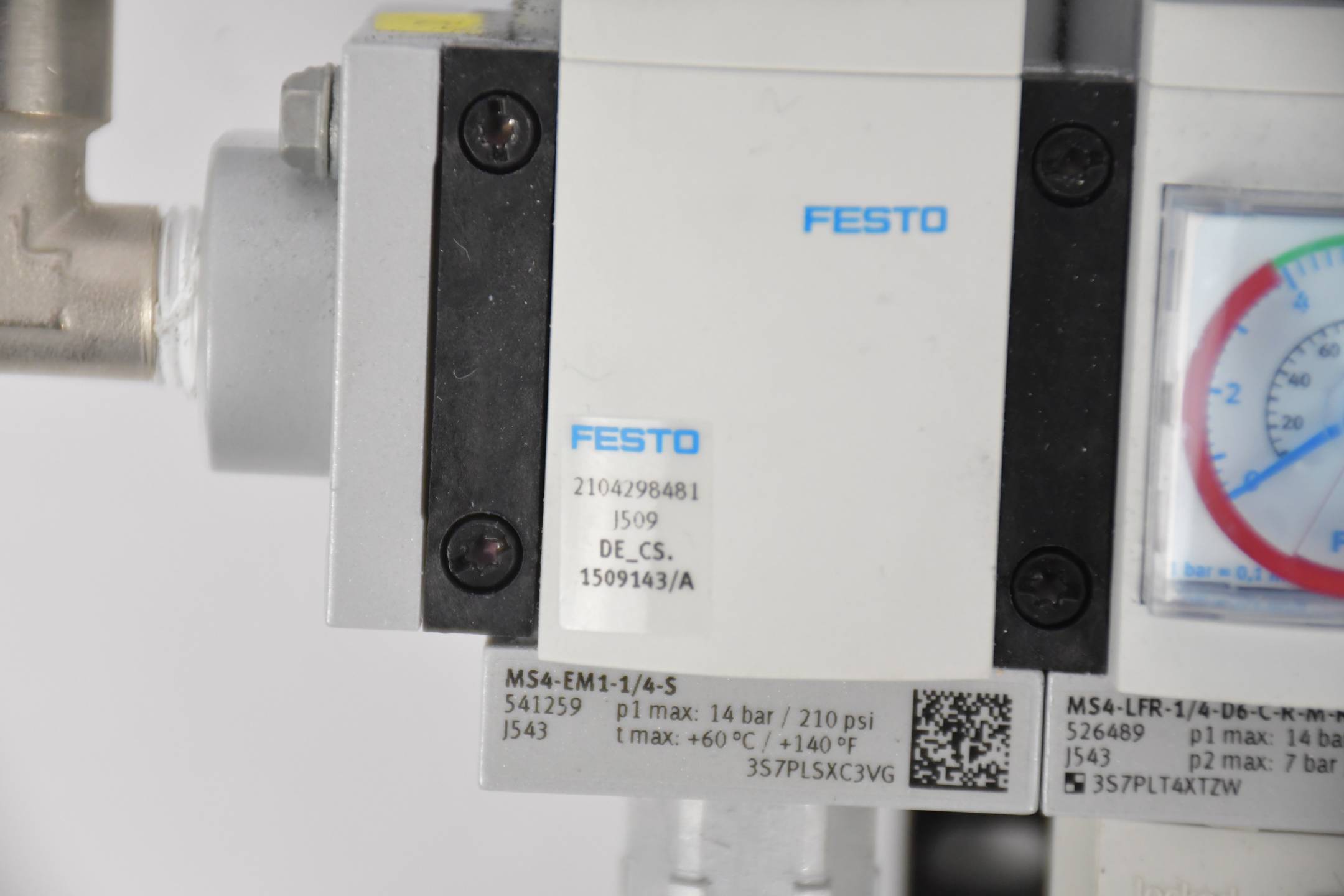 Festo Ventilinsel konfiguriert 1509143/A ( MS4-EM1-1/4-5 )