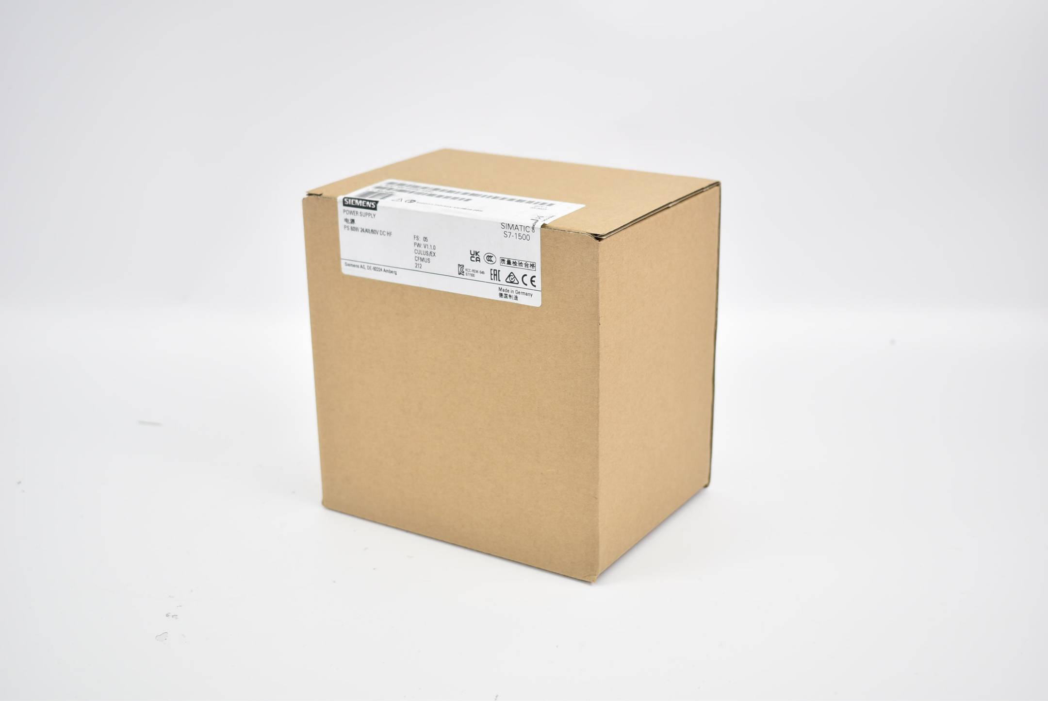 Siemens simatic S7-1500 6ES7 505-0RB00-0AB0 ( 6ES7505-0RB00-0AB0 ) E5
