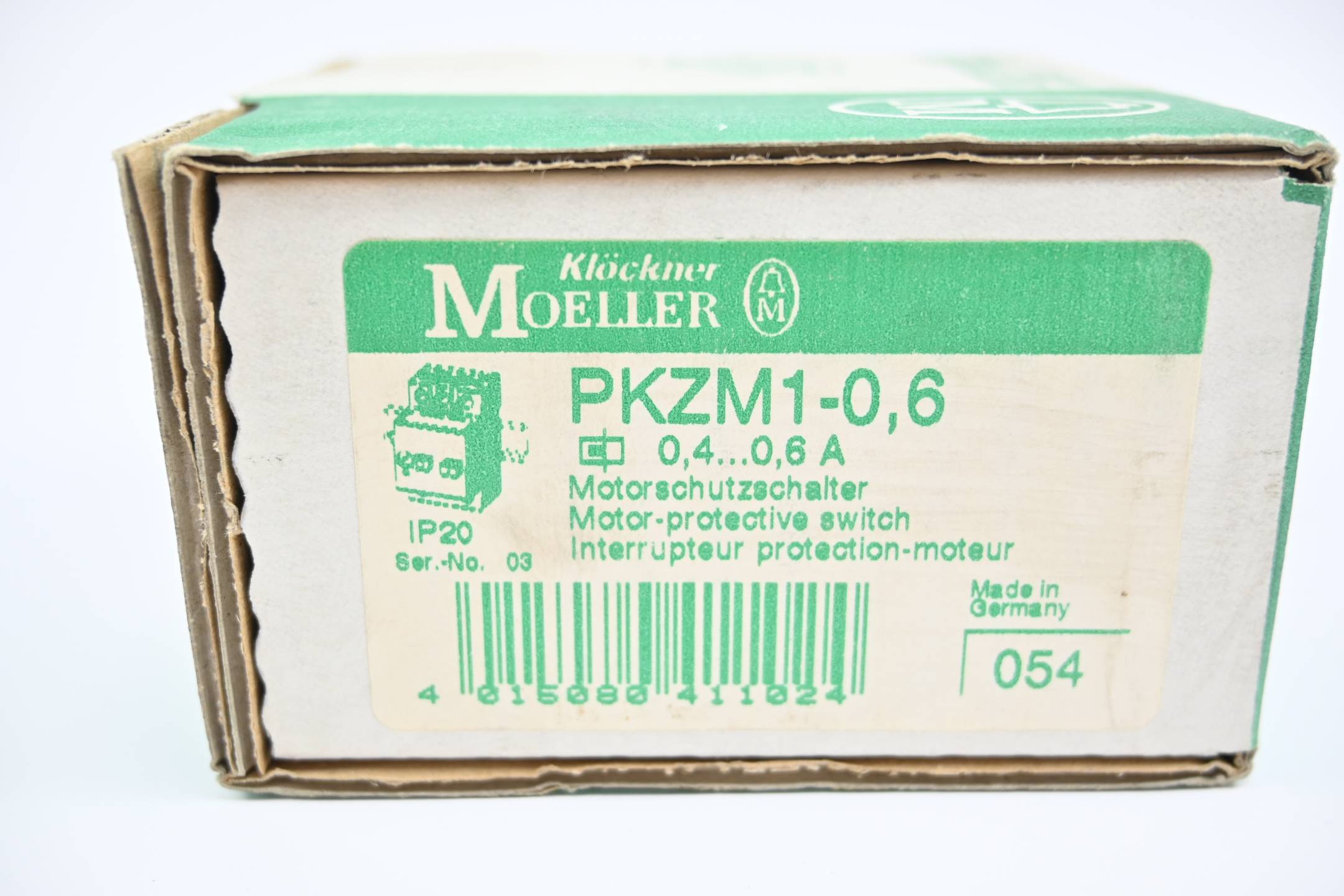 Klöckner Moeller Motorschutzschalter PKZM1-0,6 ( PKZM 1-0,6 )