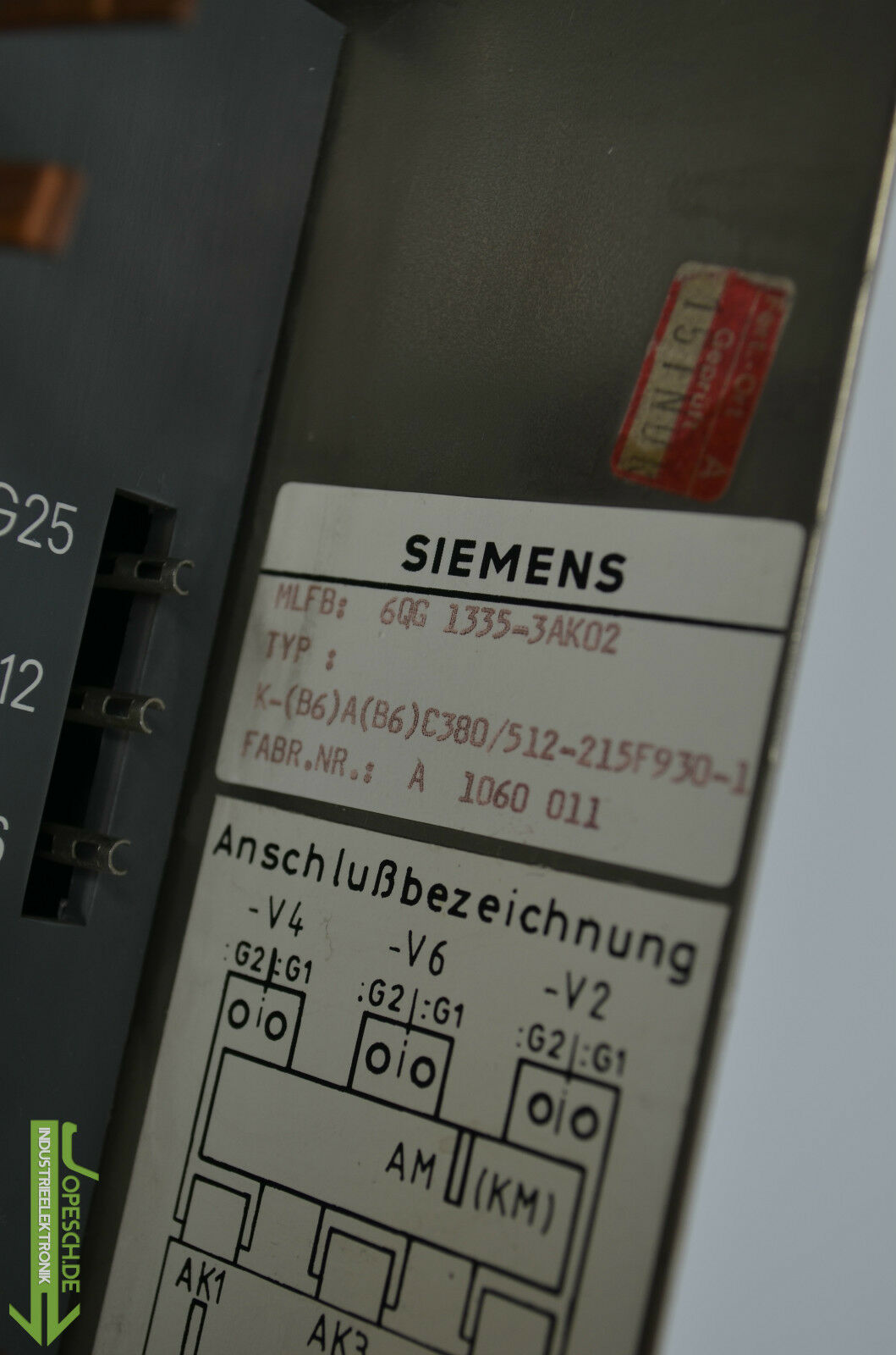 Siemens sitor 6QG 1335-3AK02 