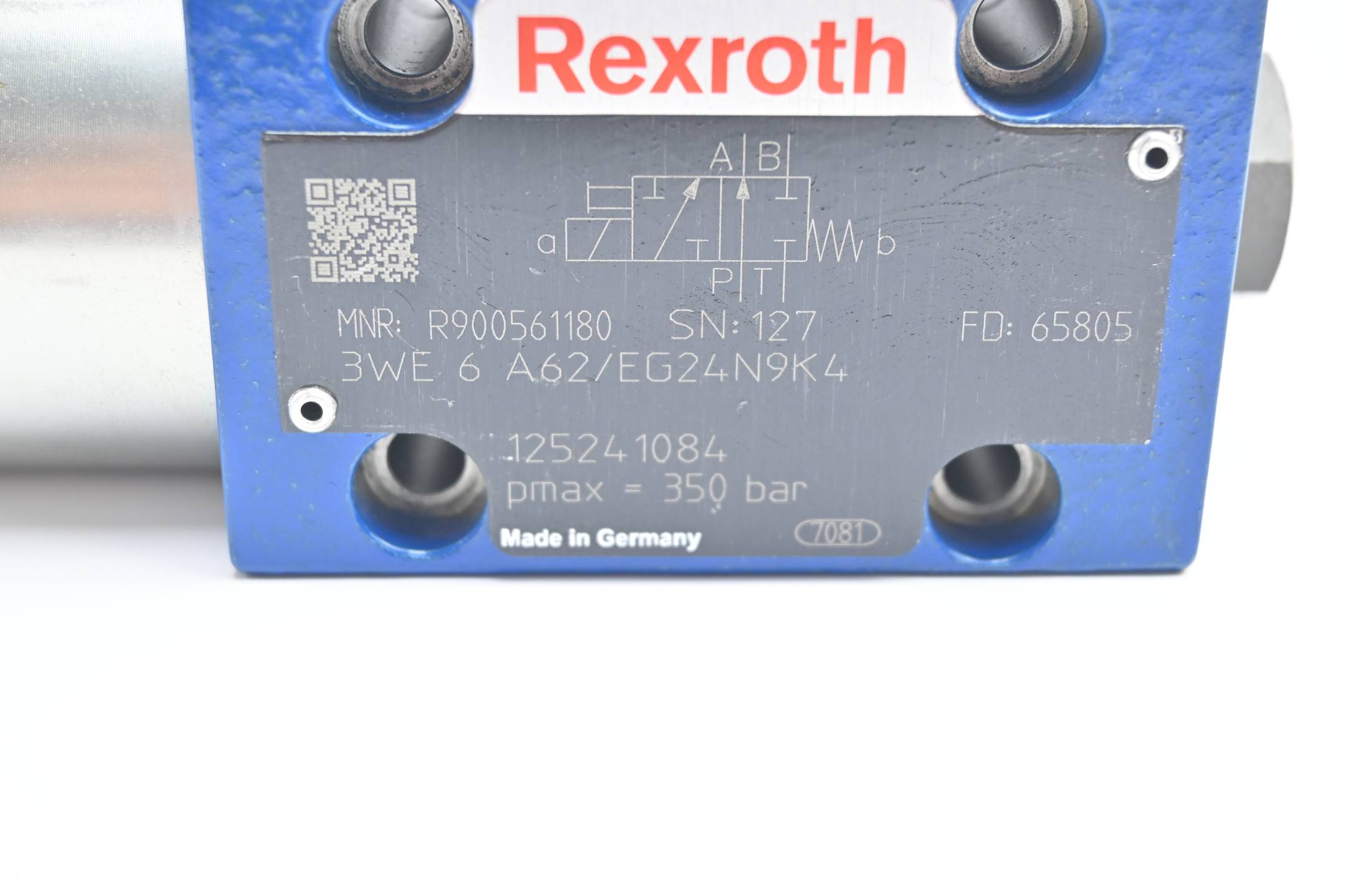 Rexroth Wegeschieberventil 3WE6A62/EG24N9K4 ( R900561180 )