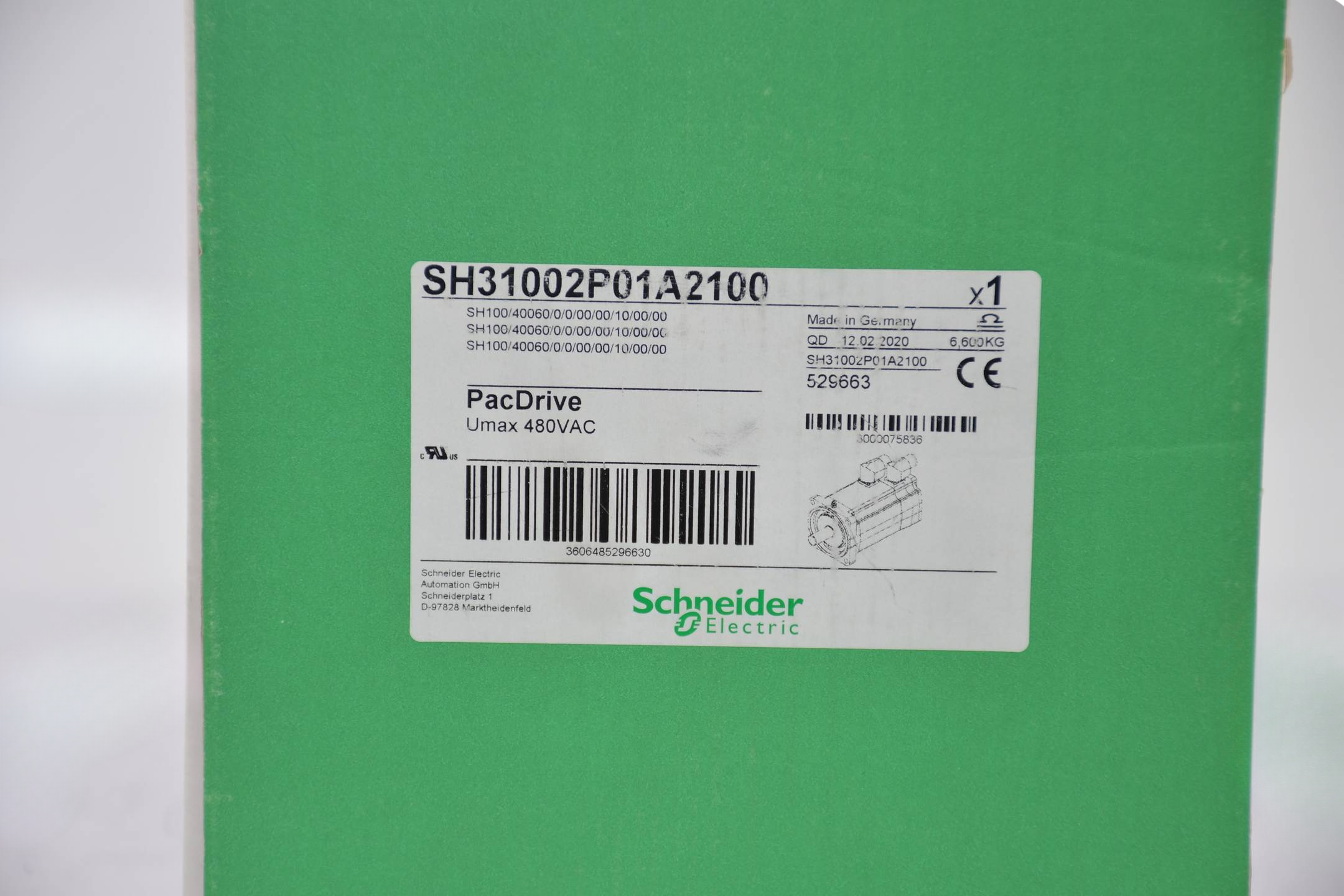 Schneider Electric Lexium 52 AC-Servo PacDrive 3 SH3 SH31002P01A2100 ( 529663 )