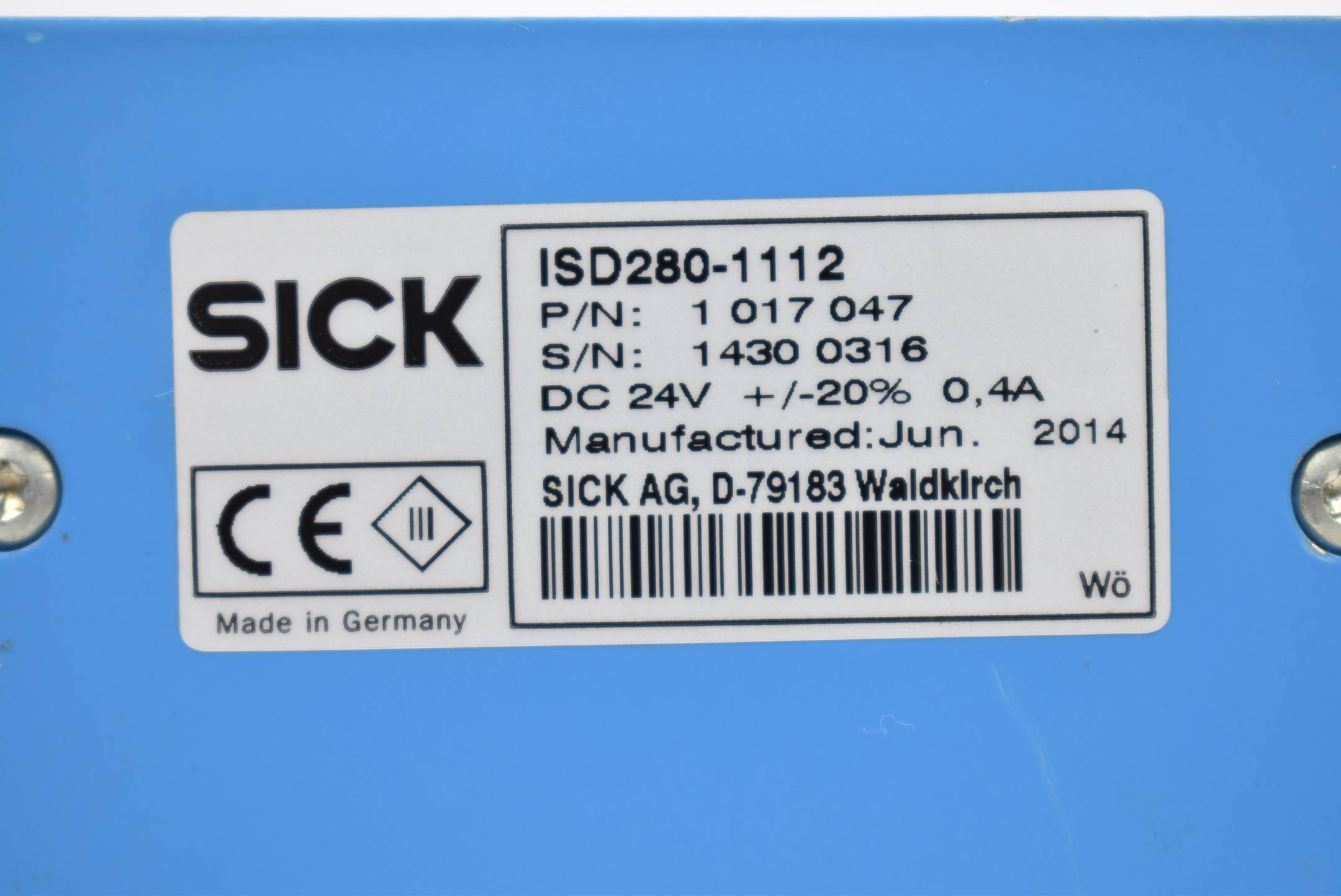 Sick Datenlichtschranke ISD280-1112 ( 1017047 )