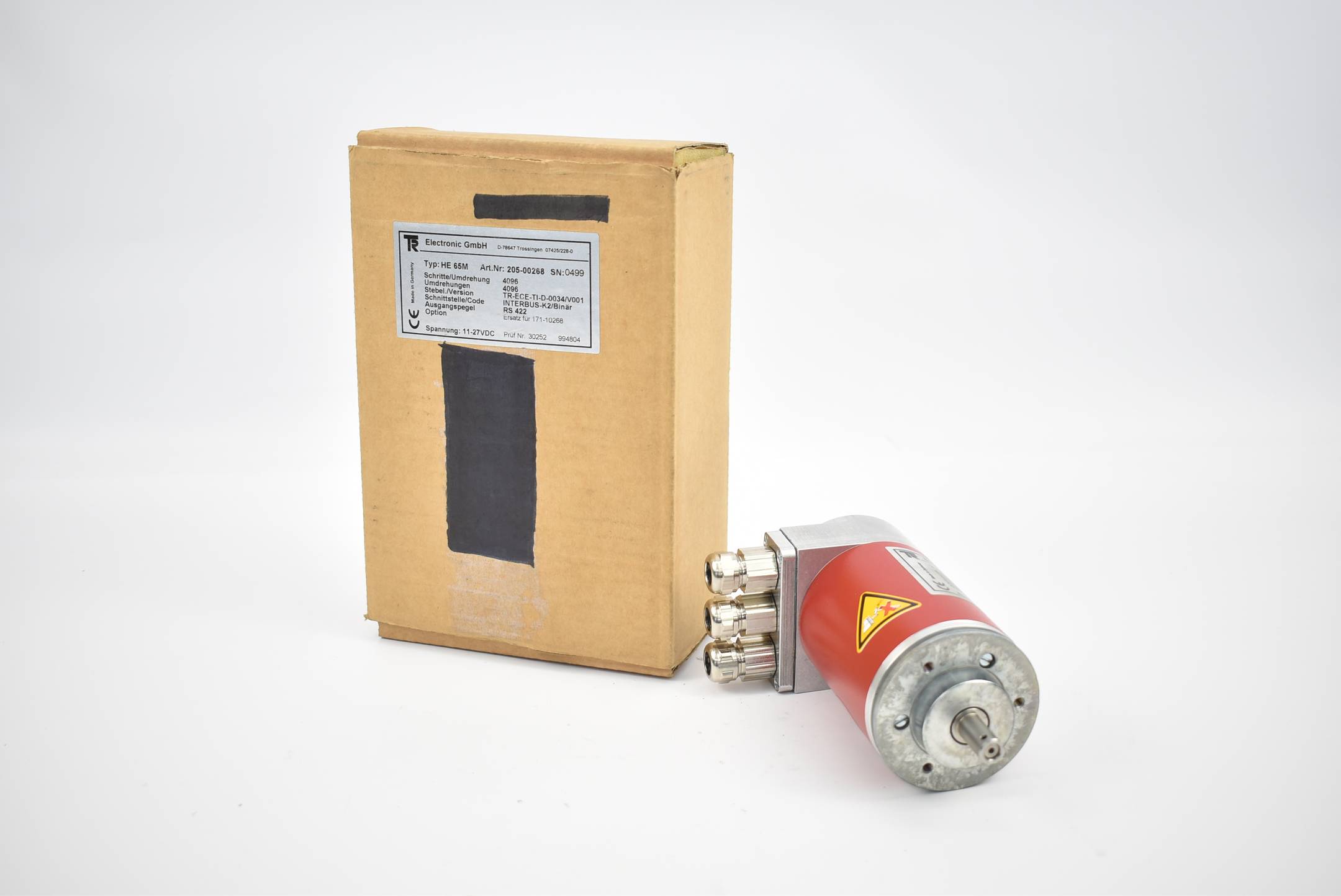 TR Electronic Encoder Drehgeber HE 65M ( 205-00268 ) 11-27VDC