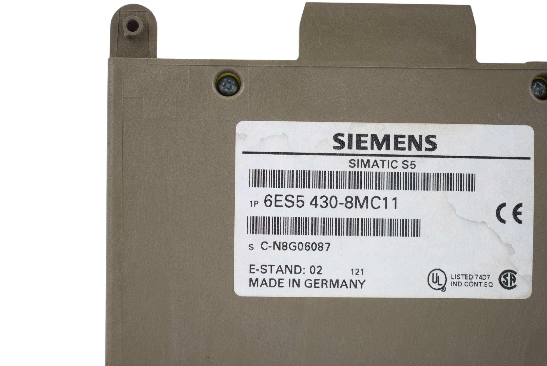 Siemens Simatic S5 Digital 430 S5-90U 6ES5 430-8MC11 ( 6ES5430-8MC11 )
