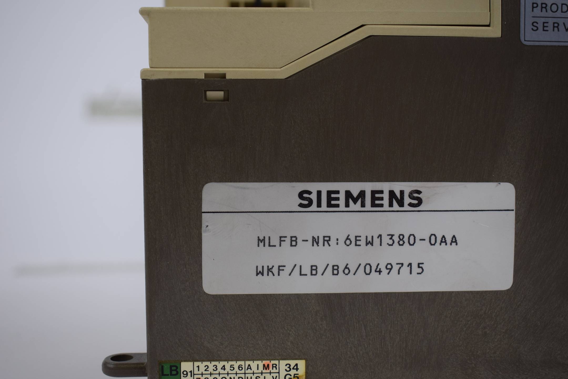 Siemens Stromversorgung 6EW Lastnetzgerät 6EW1380-0AA