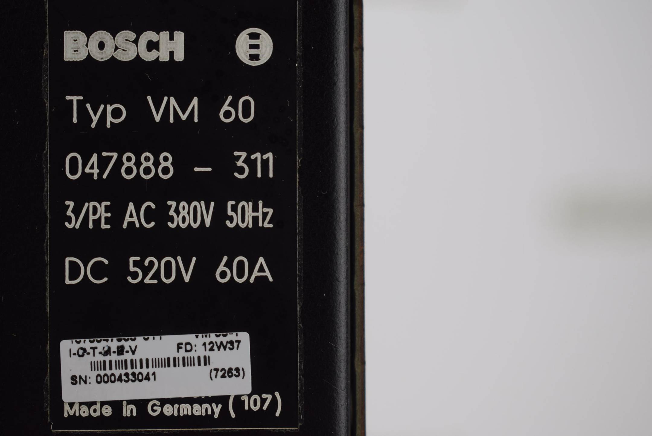 Bosch Versorgungsmodul VM 60 ( 047888-311 )