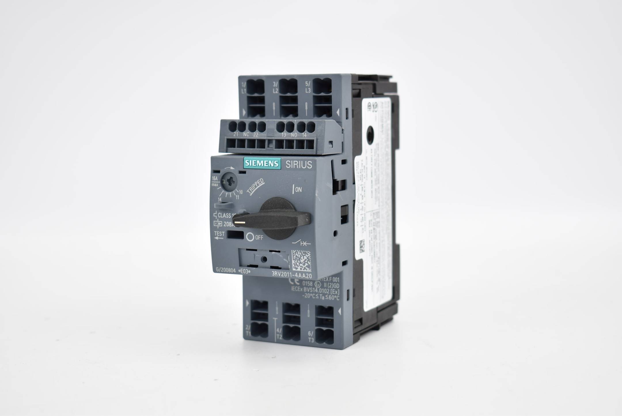 Siemens sirius Leistungsschalter Bg. S00 3RV2 011-4AA20 ( 3RV2011-4AA20 )