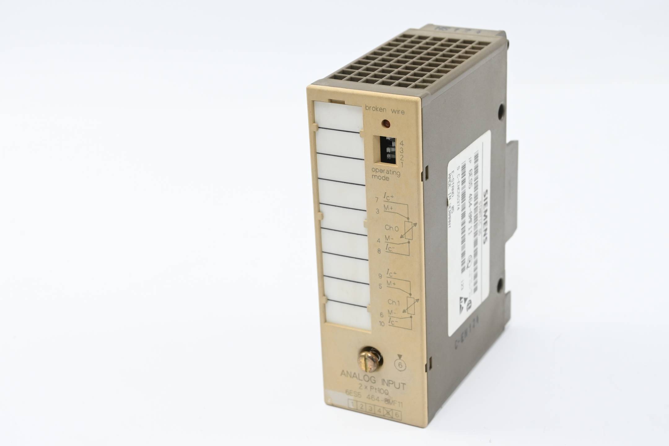 Siemens Simatic S5 Analog Input 6ES5464-8MF11 ( 6ES5 464-8MF11 )