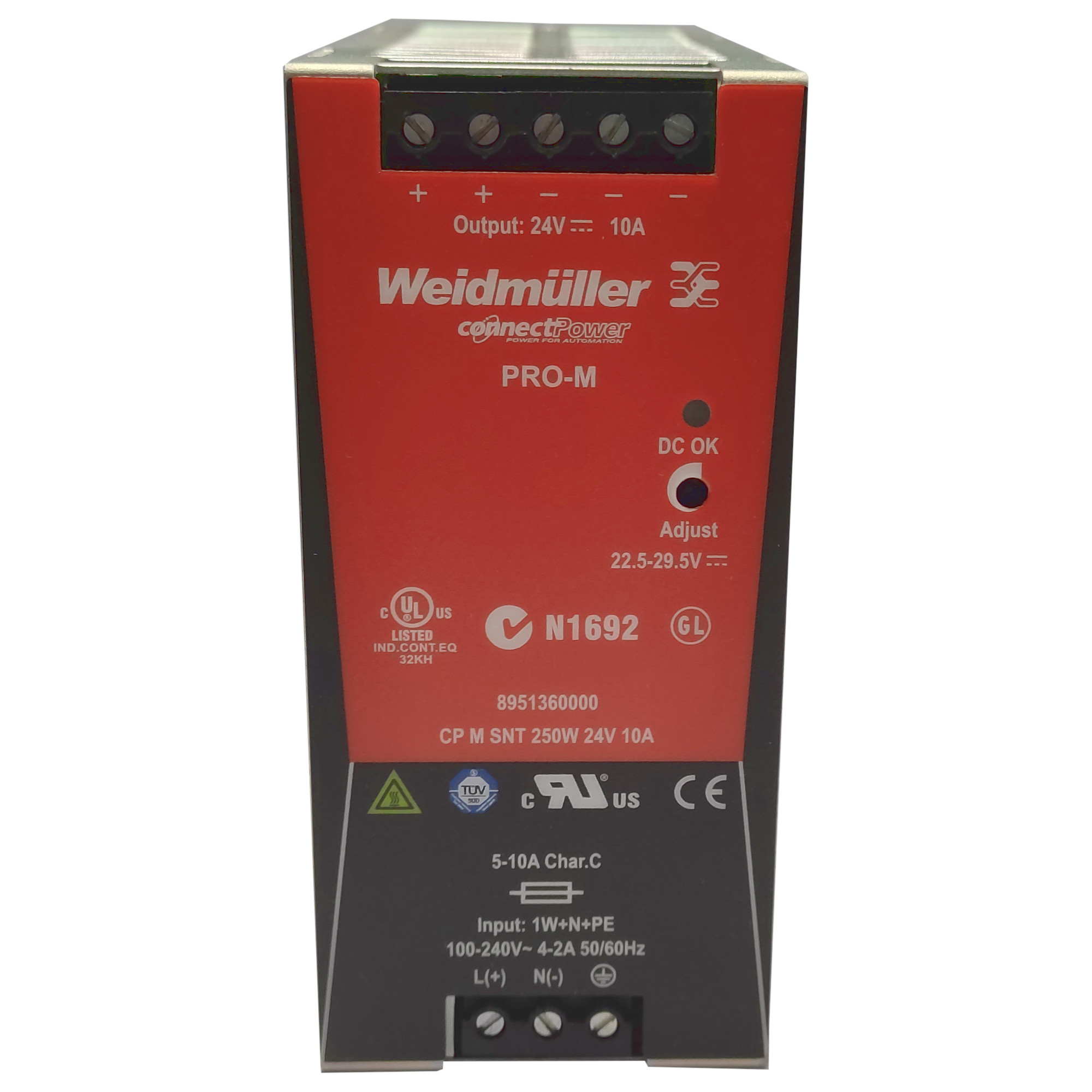 Weidmüller Power Supply CP M SNT 250W 24V 10A 8 ( 8951360000 )