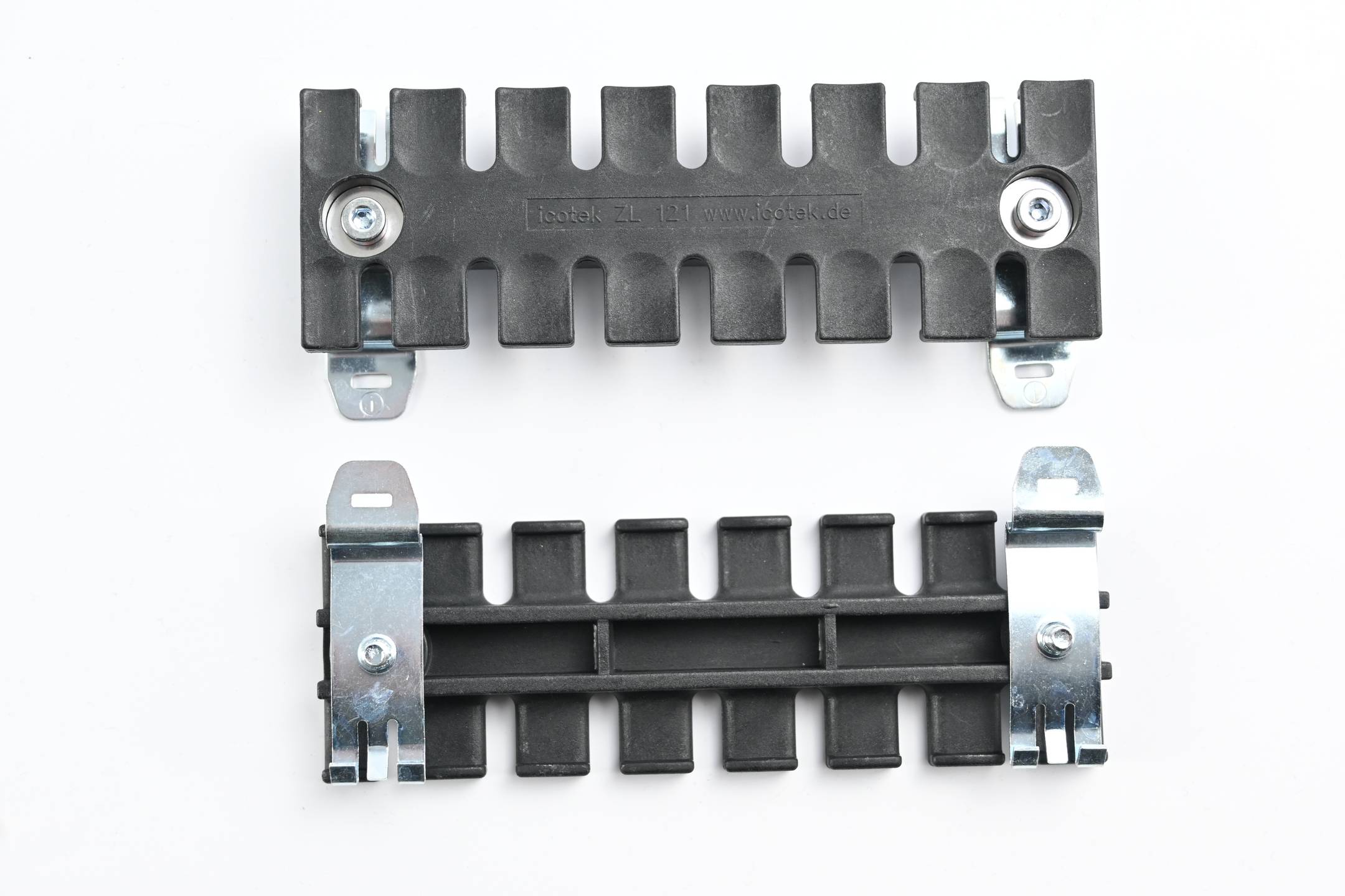Icotek 50 Stück Zugentlastungsleiste Schwarz ZL 121 ( ZL121 )