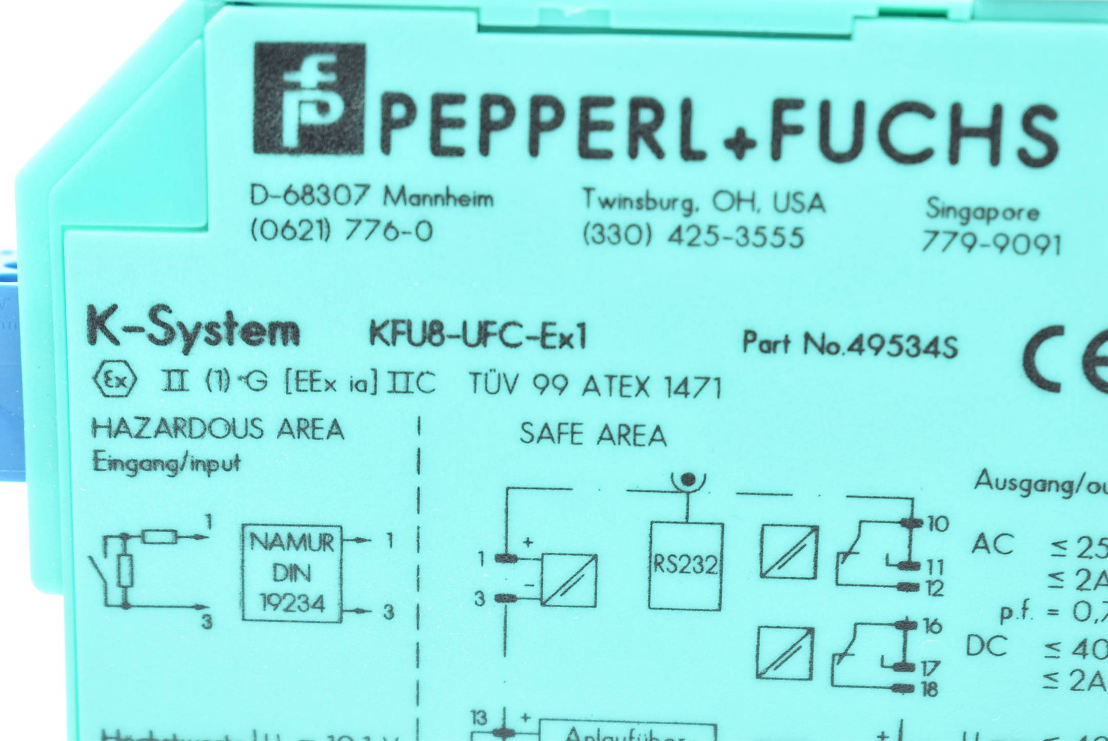 Pepperl+Fuchs Frequenz-Stromumsetzer KFU8-UFC-Ex1 ( 49534S ) 