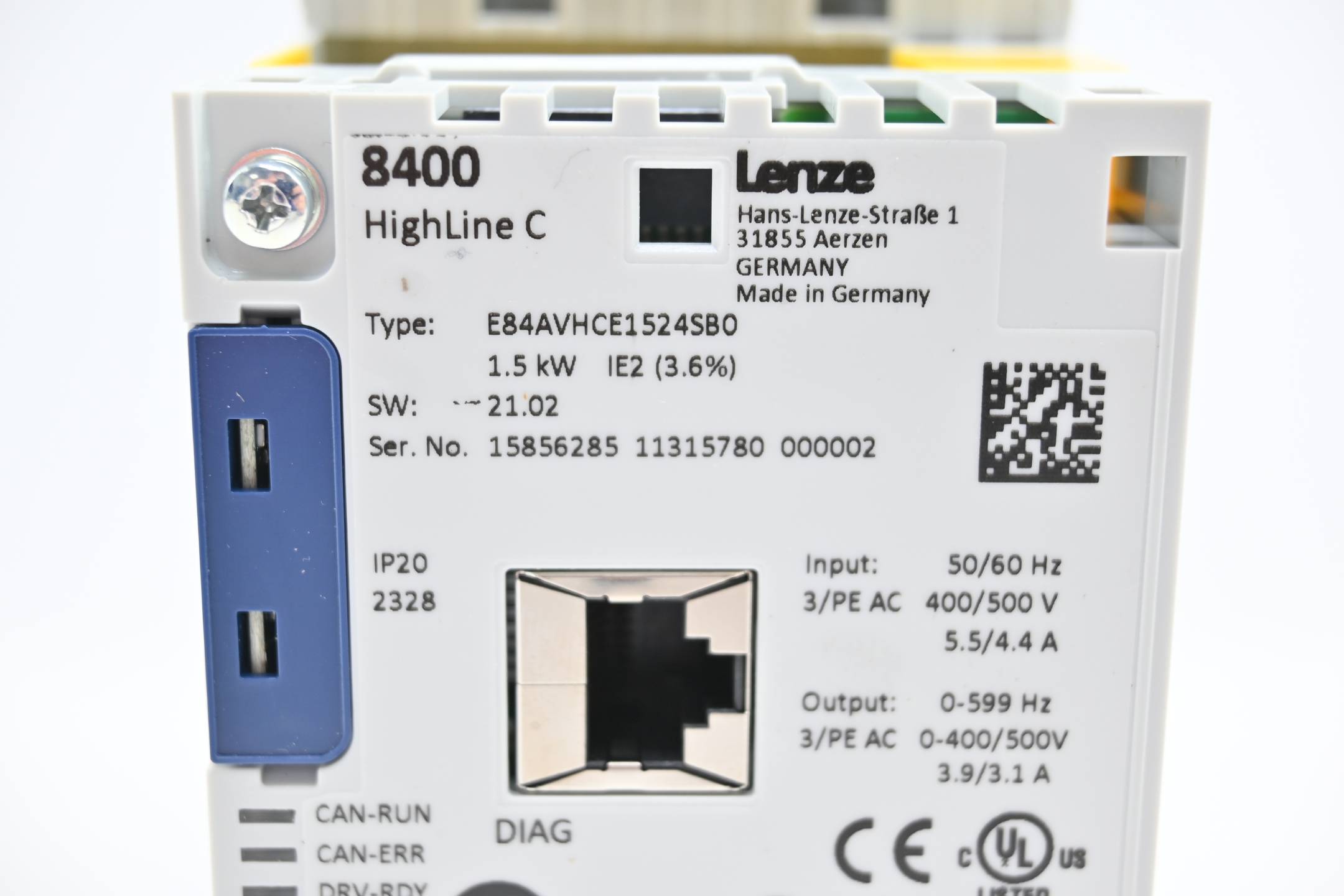 Lenze Inverter Drives 8400 E84AVHCE1524SB0-ETXXX ( 15856285 )