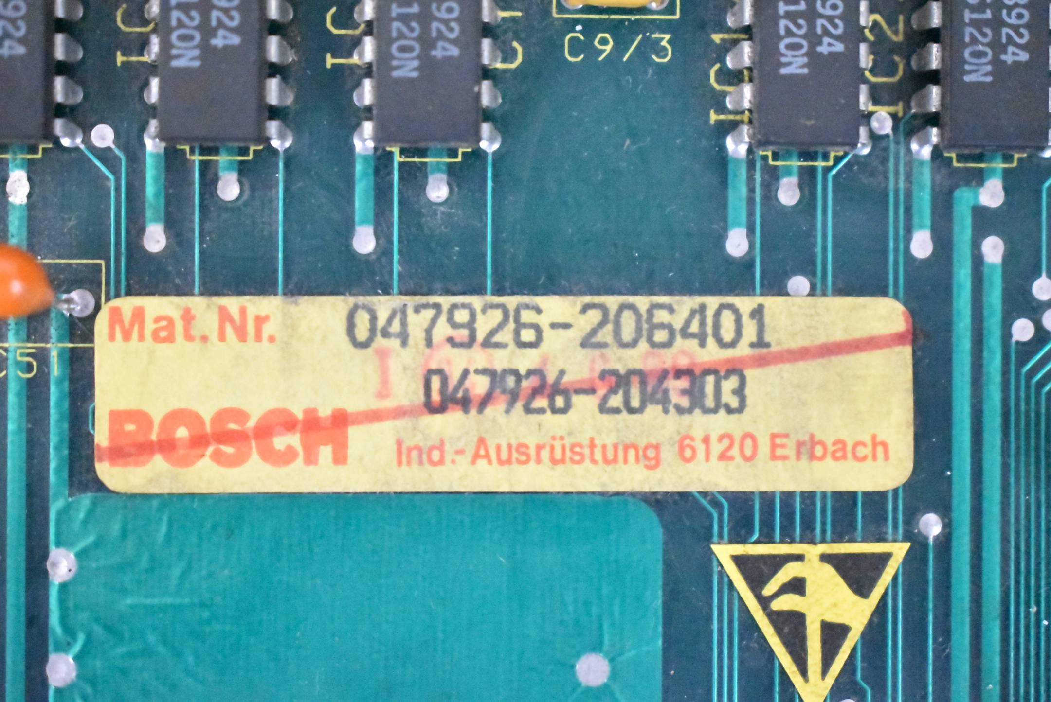Bosch CNC Servo-Modul 047926-206401 ( 047927-2047 )