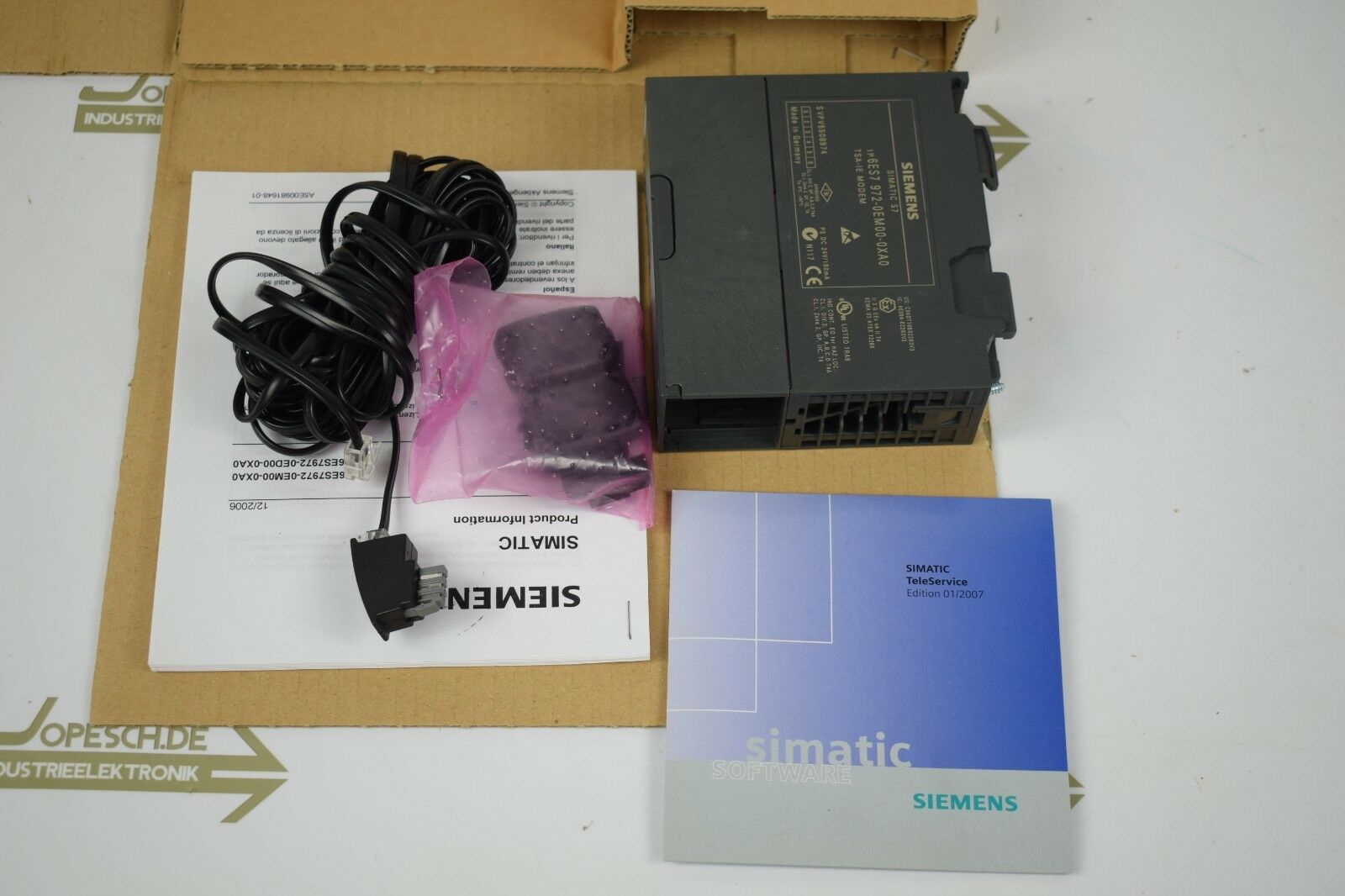 Siemens simatic S7 6ES7 972-0EM00-0XA0 ( 6ES7972-0EM00-0XA0 ) E1 inkl. Software