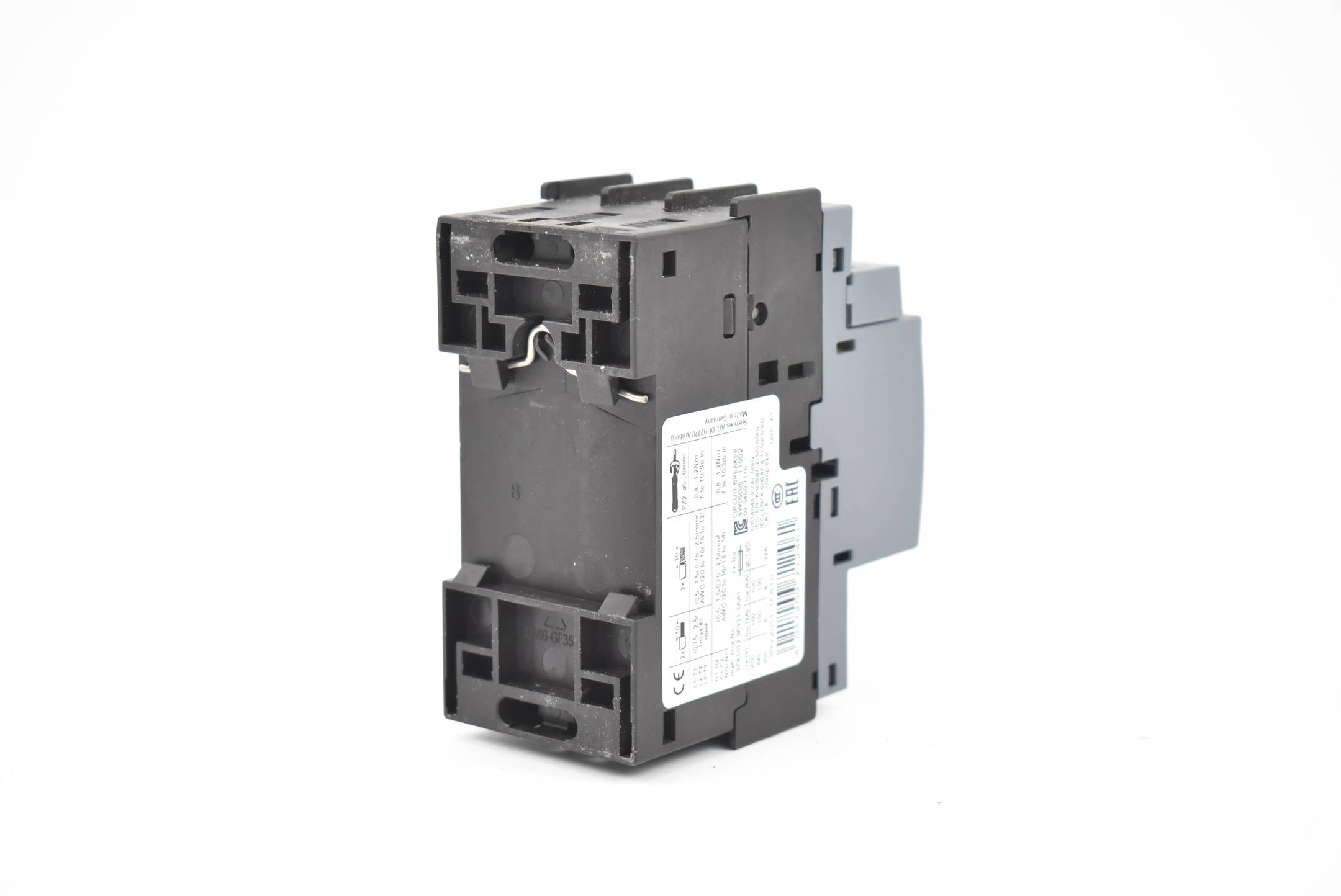 Siemens Sirius Leistungsschalter 3RV2011-1FA10 ( 3RV2 011-1FA10 ) + 3RV2901-1E