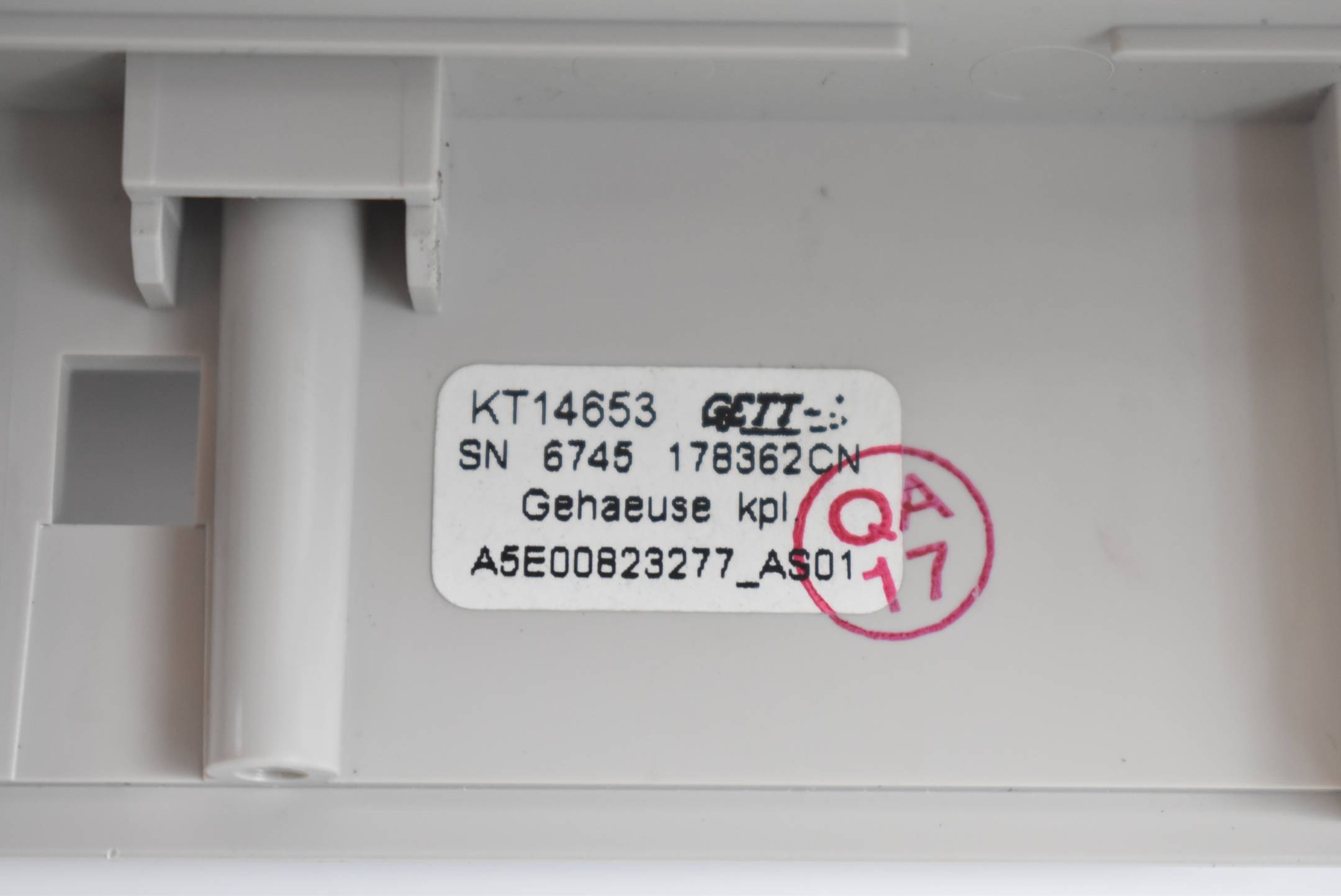 Siemens Frontcover + Membrane für TP177 6 