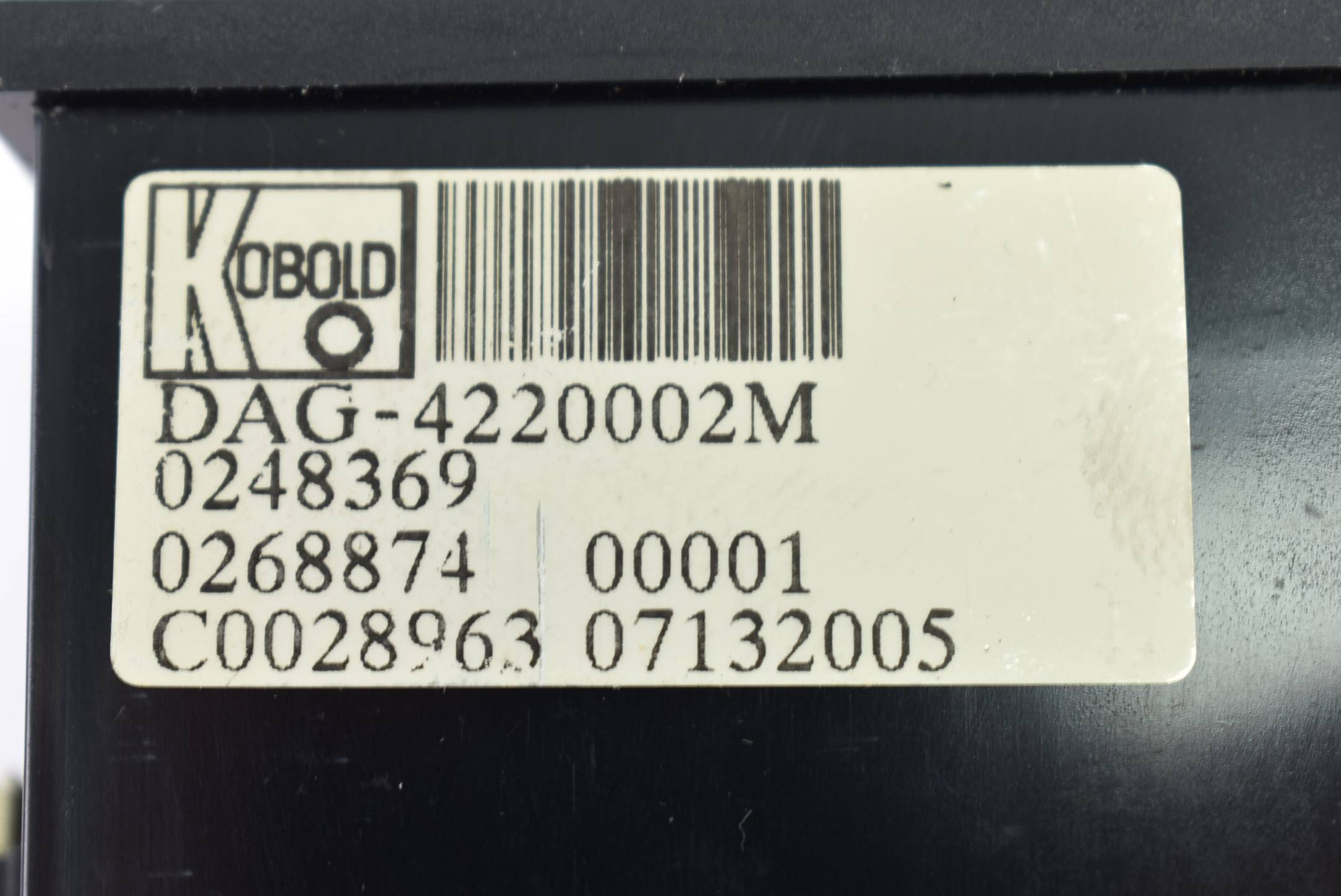 Kobold Messring Temperaturmessung 24VDC/DC DAG-4220002M ( 0248369 + 0268874 )