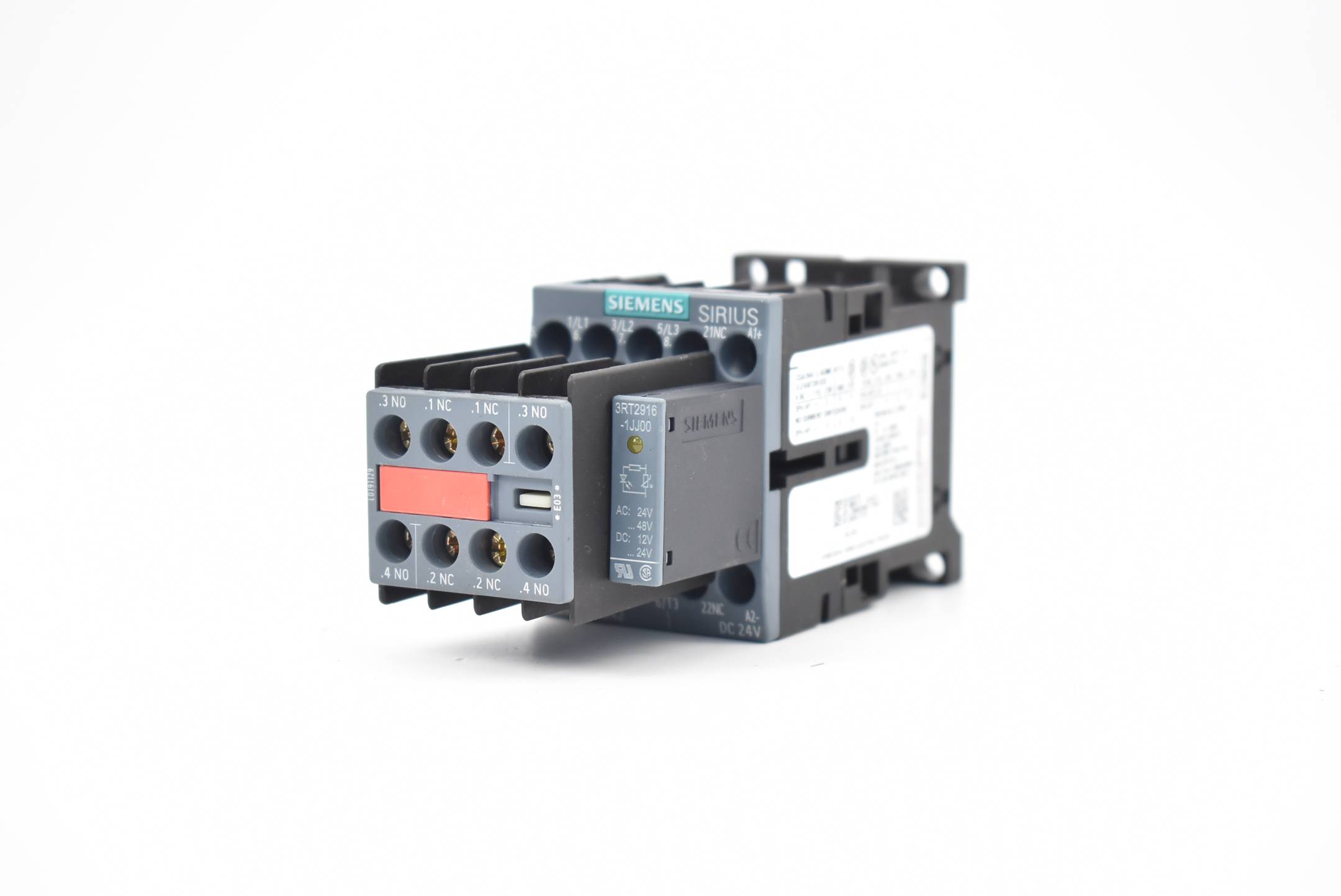 Siemens Sirius 3RT2016-1BB42 + 3RT2916-1JJ00 + Hilfsschalter 3RH2911-1FA22