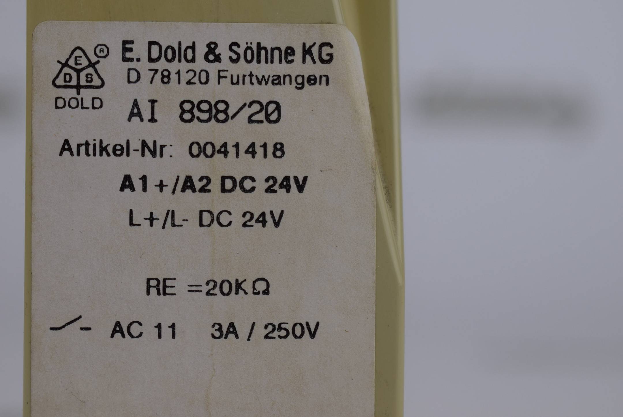 E. Dold & Söhne KG Varimeter AI 898/20