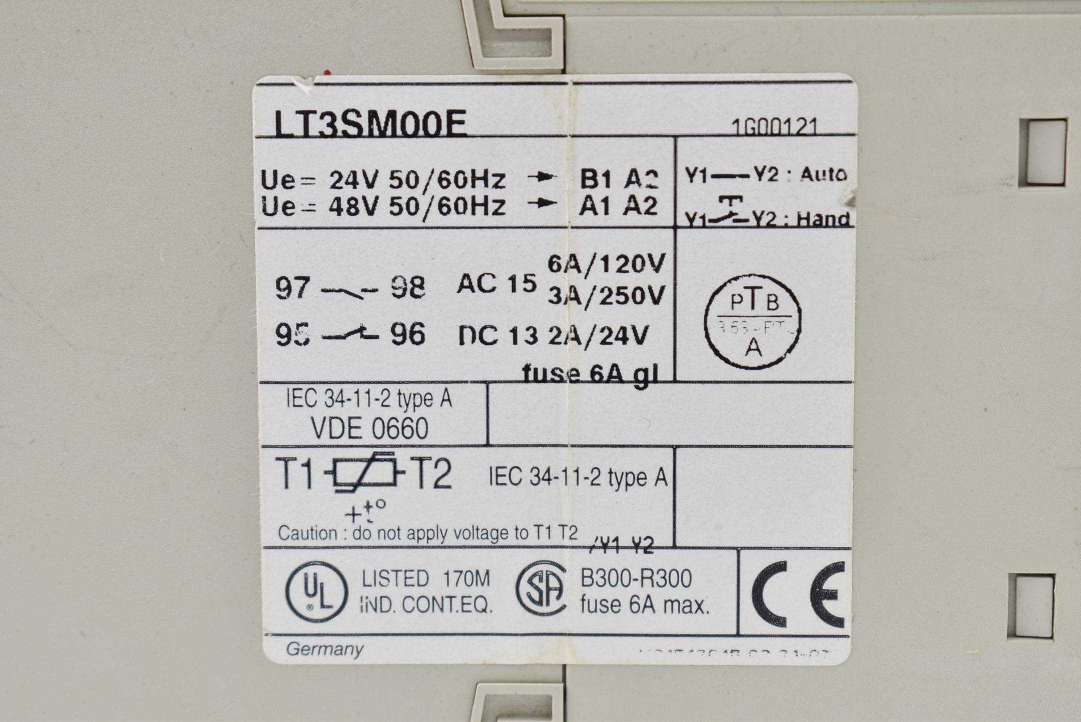 Telemecanique LT3SM Steuermodul 24-48 V 50/60 Hz LT3SM00E