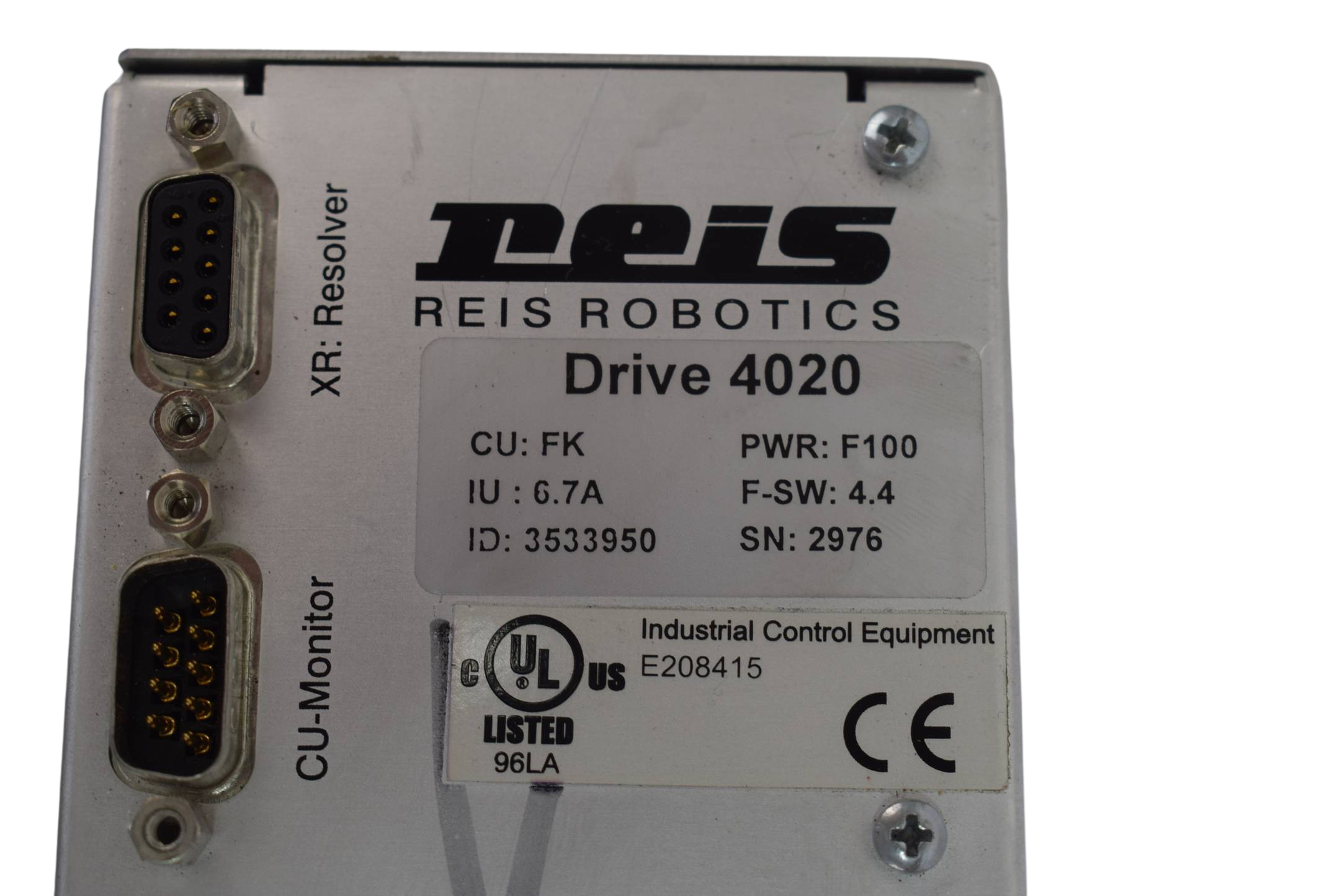 Reis Robotics Drive 4020 3533950 Reis Robotics Drive 4020 3533950