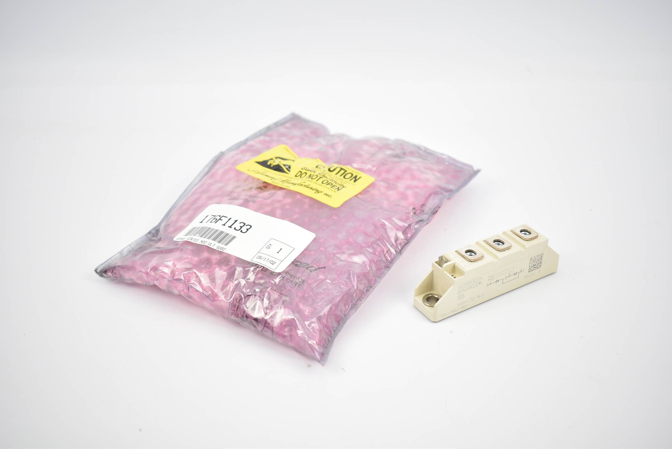Semikron Semipack 1 Danfoss Modul Dioden-Thyristor SKKH 72/16 E ( 176F1133 )