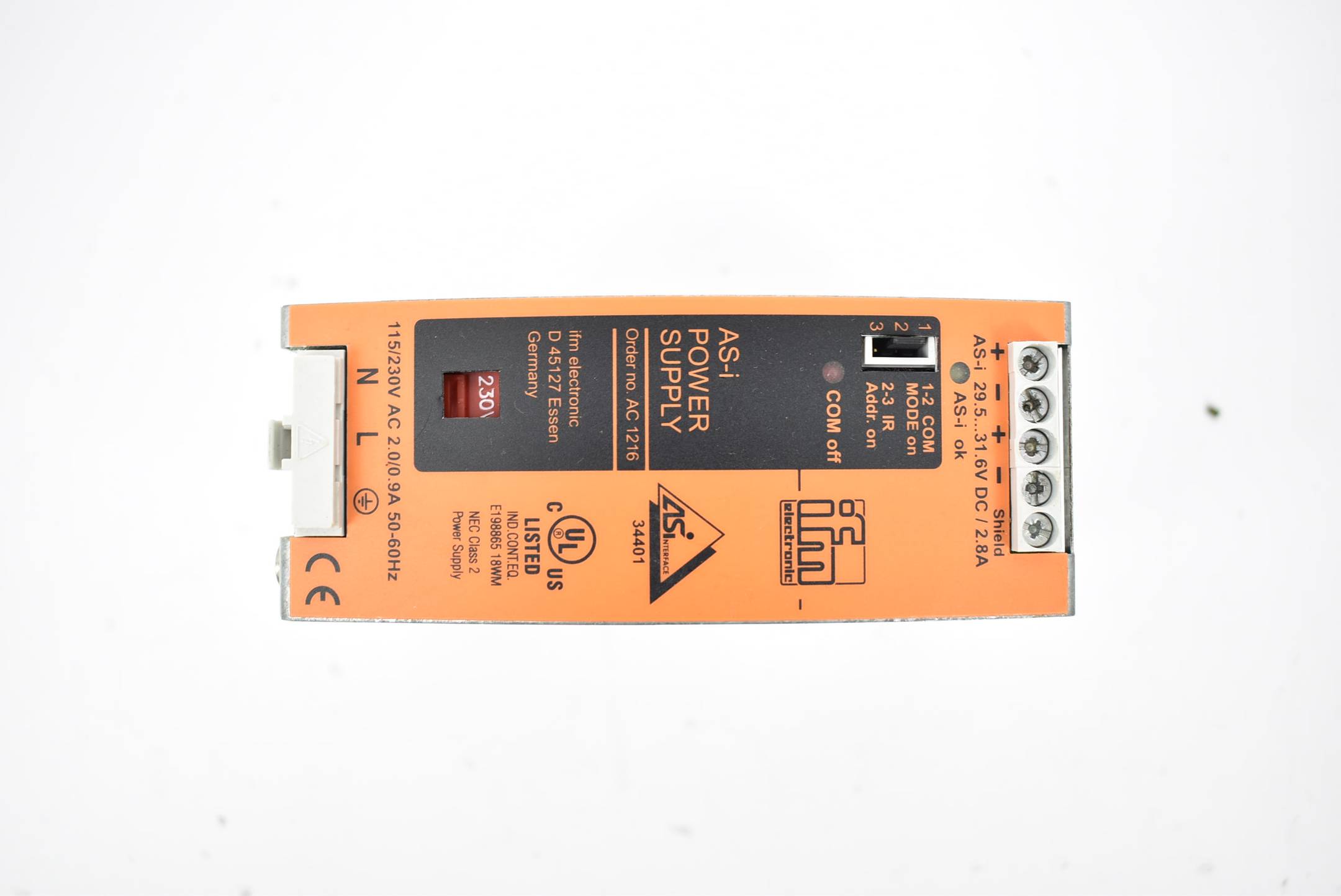 IFM electronic AS-i 2,8A interface Stromversorgung AC 1216 ( AC1216 )