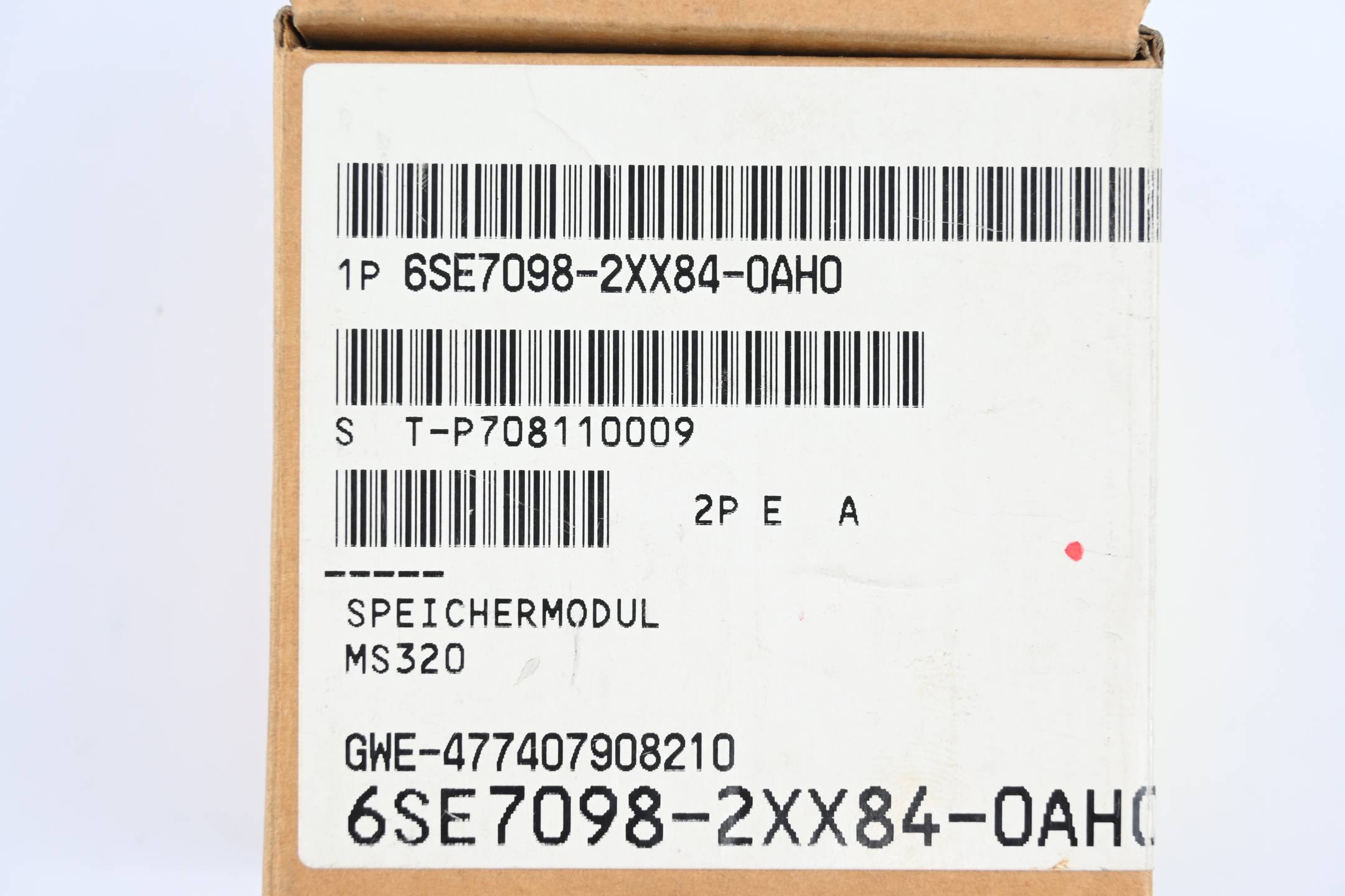 Siemens Speichermodul MS320 6SE7098-2XX84-0AH0 ( 6SE7 098-2XX84-0AH0 )