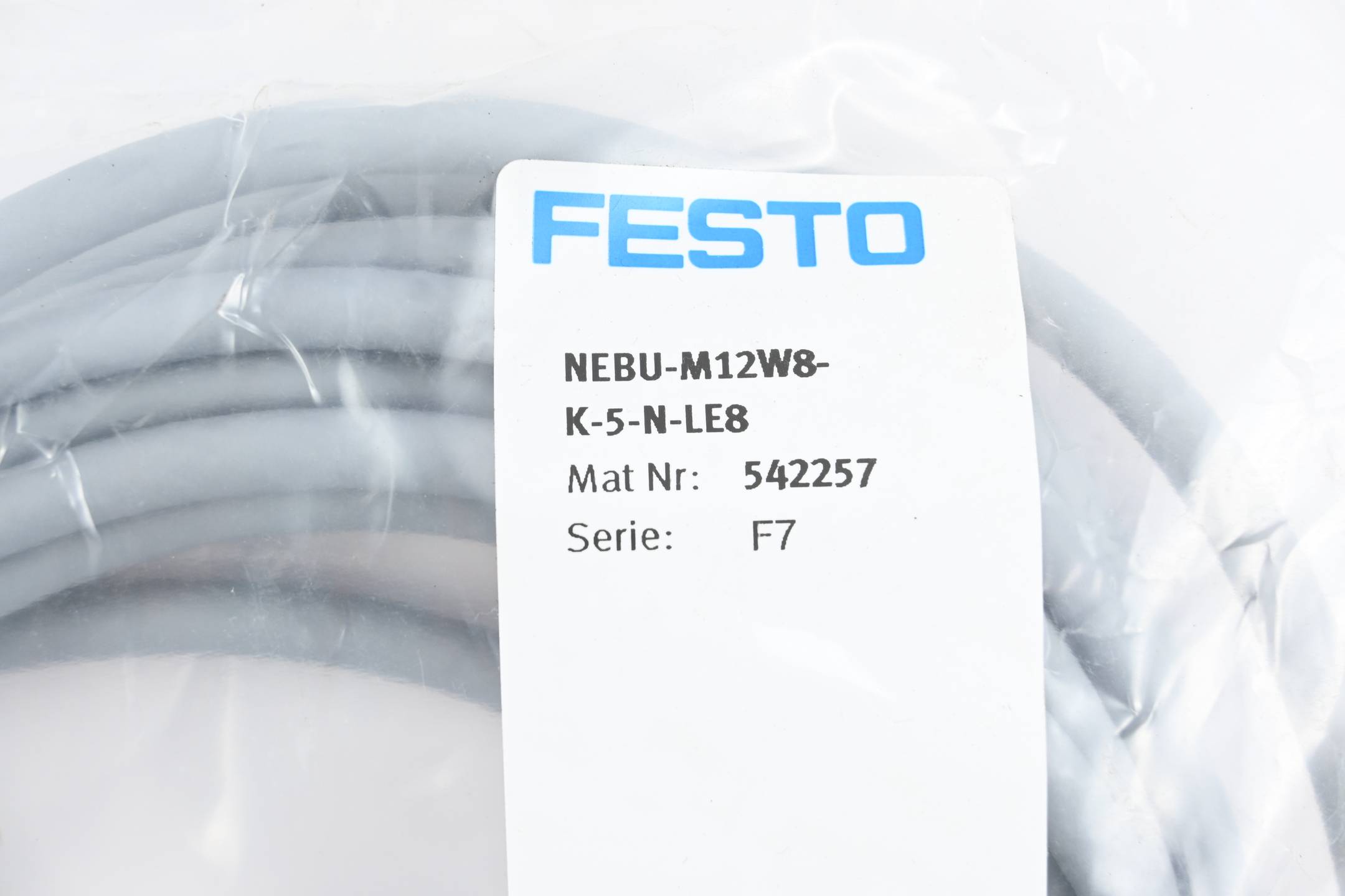 Festo Steckdosenleitung NEBU-M12W8-K-5-N-LE8 ( 542257 )
