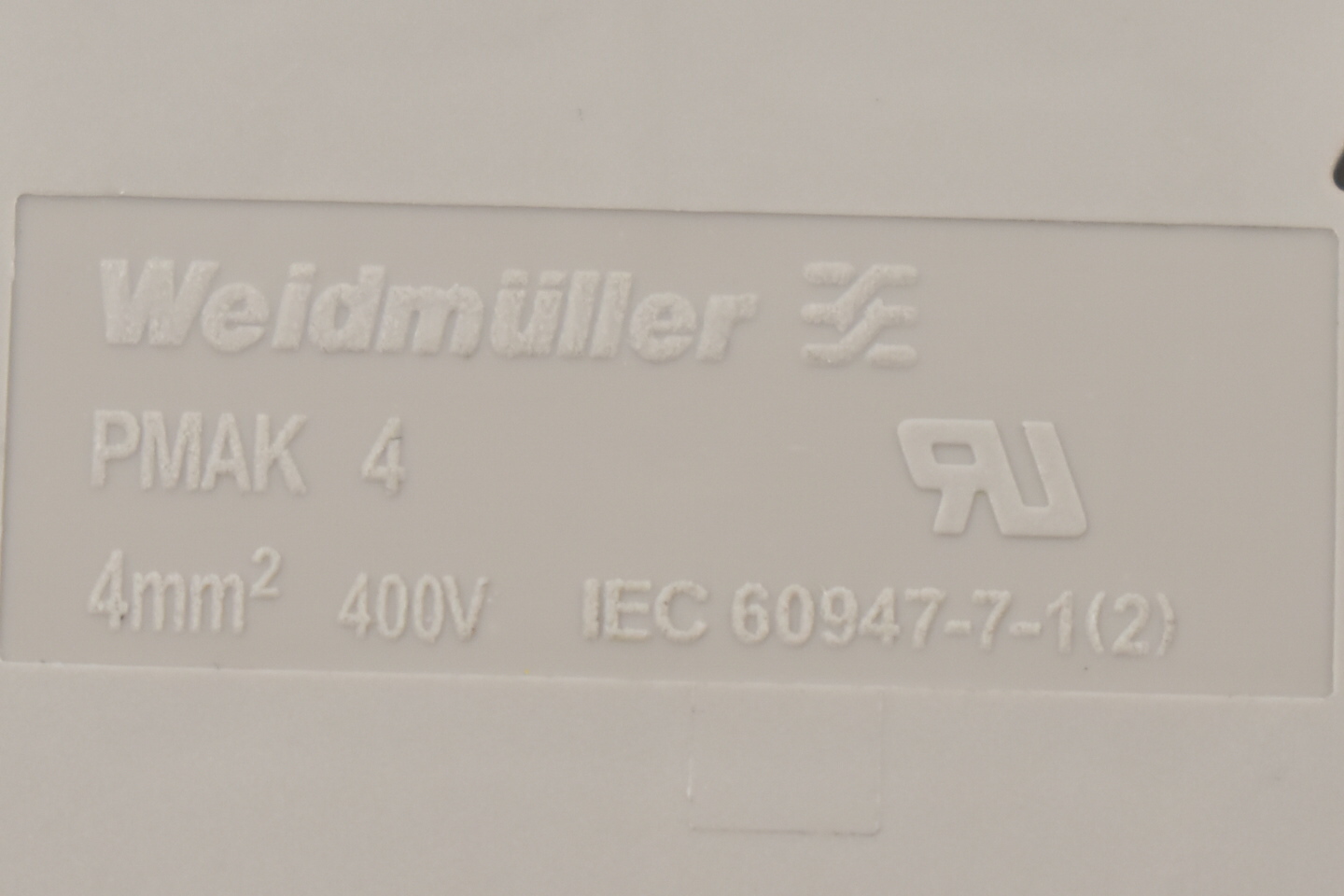 Weidmüller Motoranschlussklemme P-Reihe PMAK 4 ( VE 10 Stück )