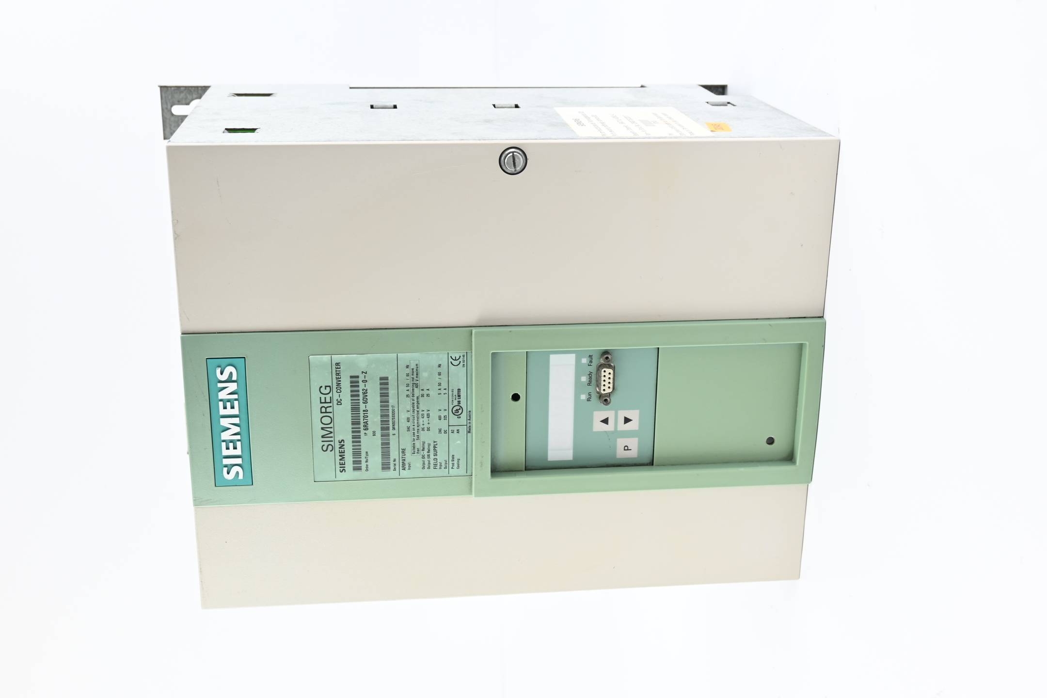 Siemens Simoreg DC Converter 6RA7018-6DV62-0-Z ( 6RA7 018-6DV62-0-Z ) E.A2 Z=S00